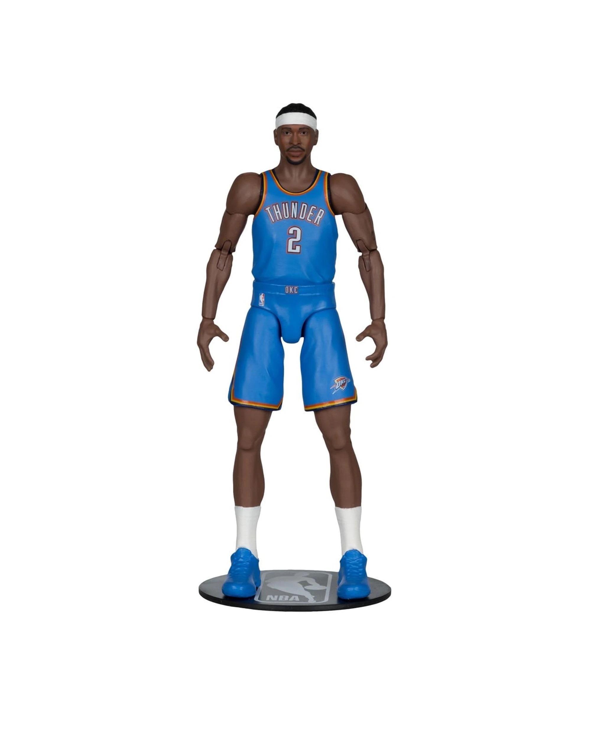 3 McFarlane SportsPicks NBA Oklahoma City Thunder Shai Gilgeous-Alexander 6 inch Articulated Figure, 3 of 8