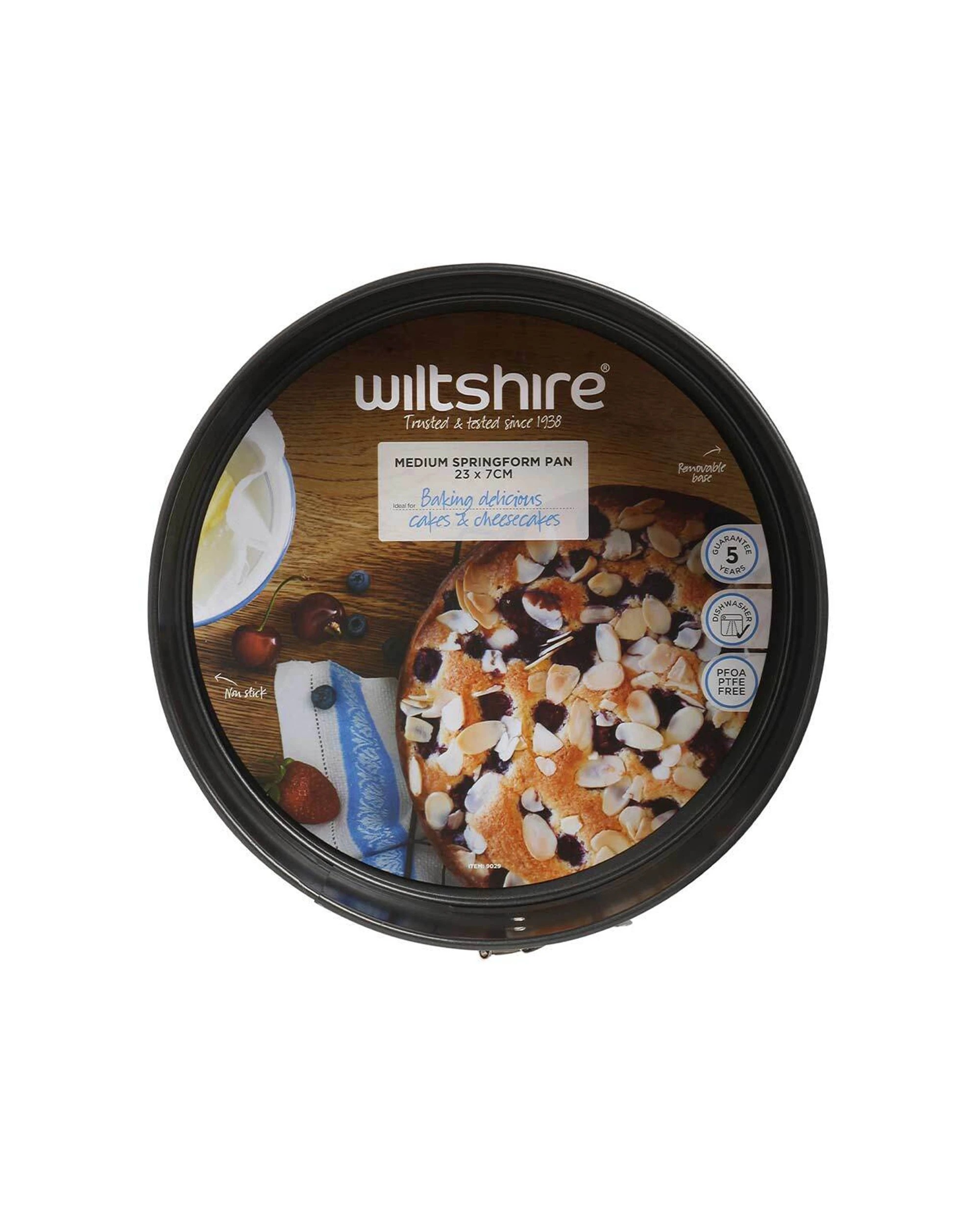 2 Wiltshire Easybake Non-stick Springform Cake Pan Oven Safe Baking Tin 23cm
 - Natural, 2 of 3