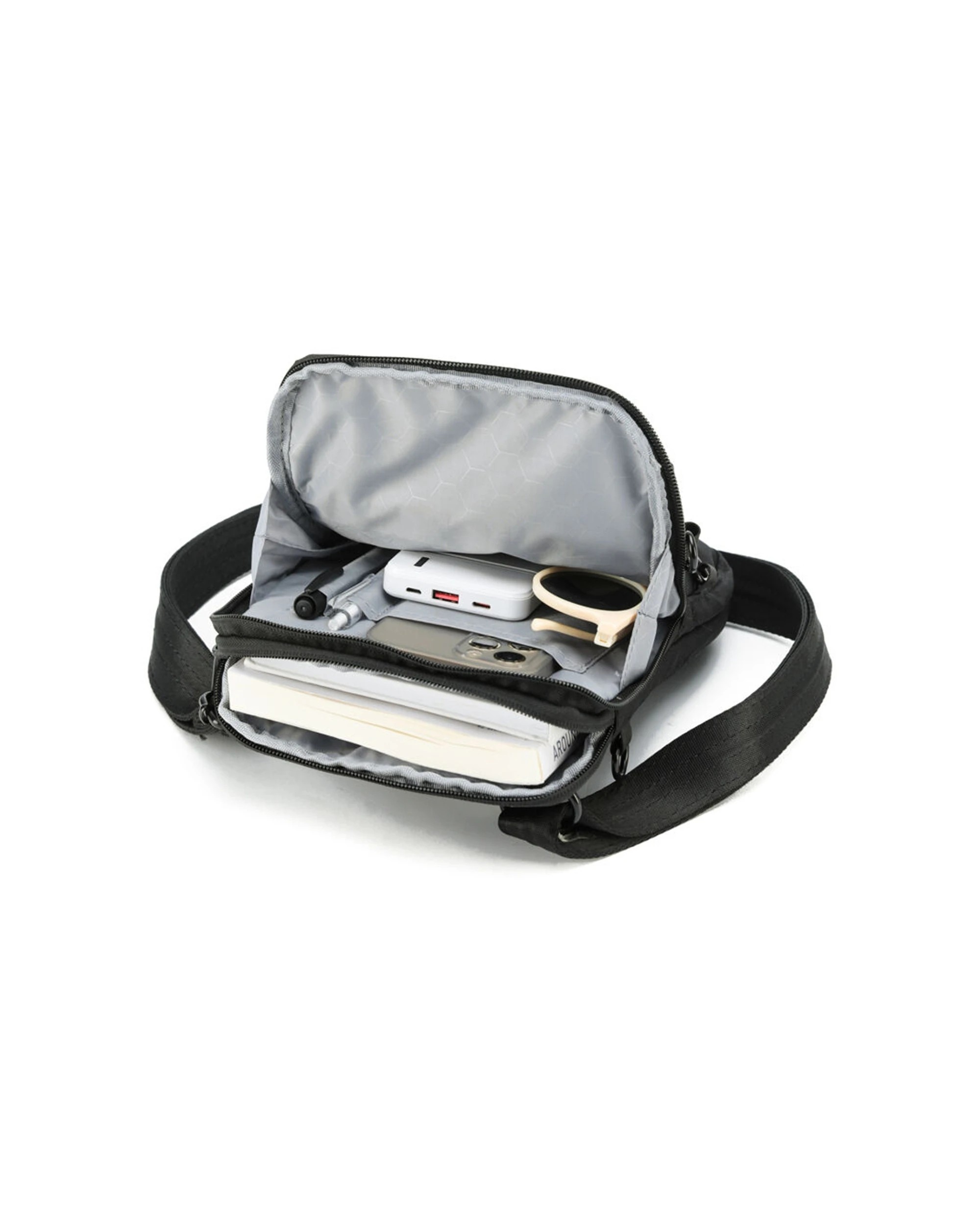 3 Tosca Anti-Theft Rfid Blocking Travel Shoulder Bag - Black, 3 of 3