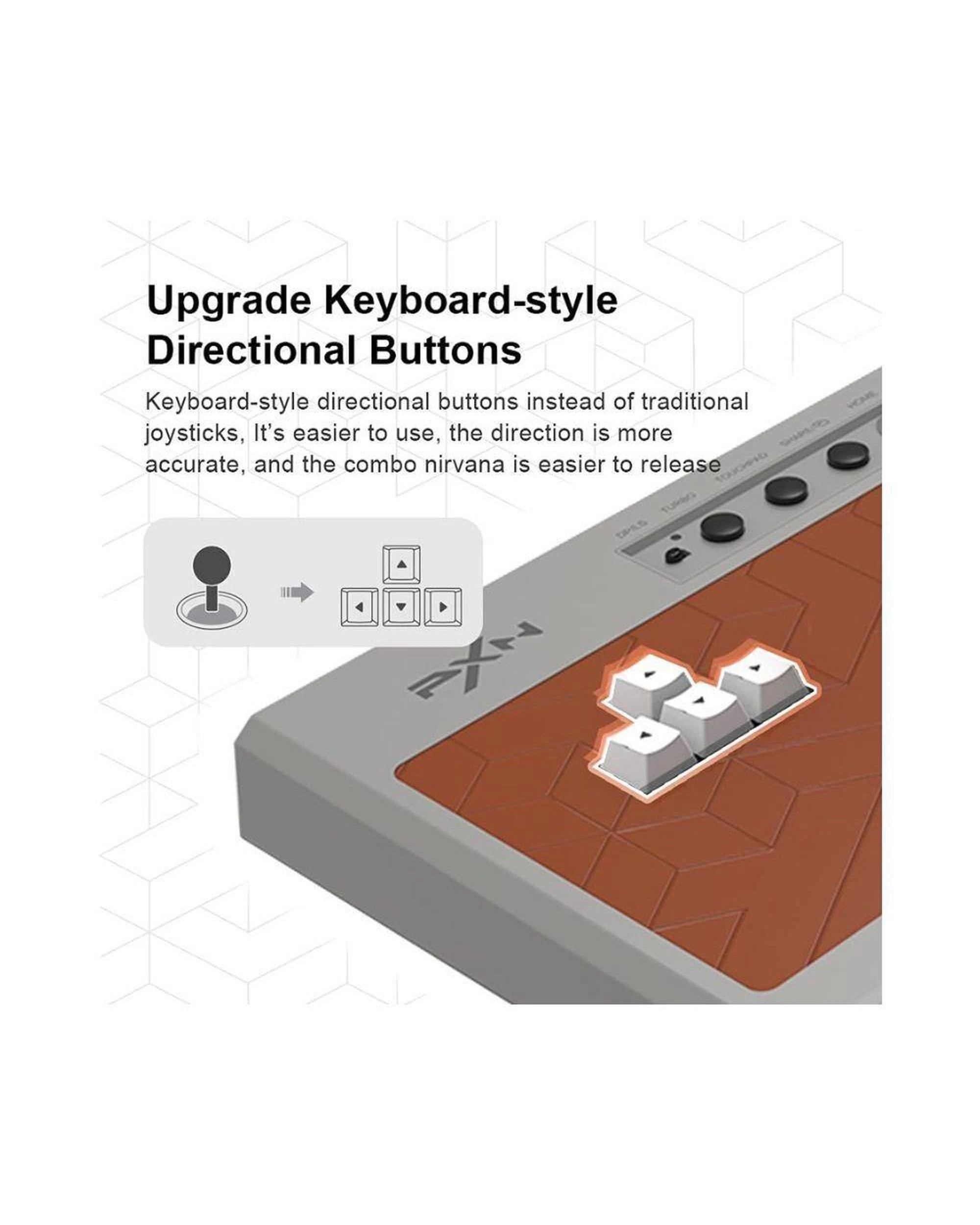 5 PXN-X8 Gaming Keyboard Controller Black Arcade Fighting Box USB Style PC  Android PS3 PS4 Xbox One, 5 of 10