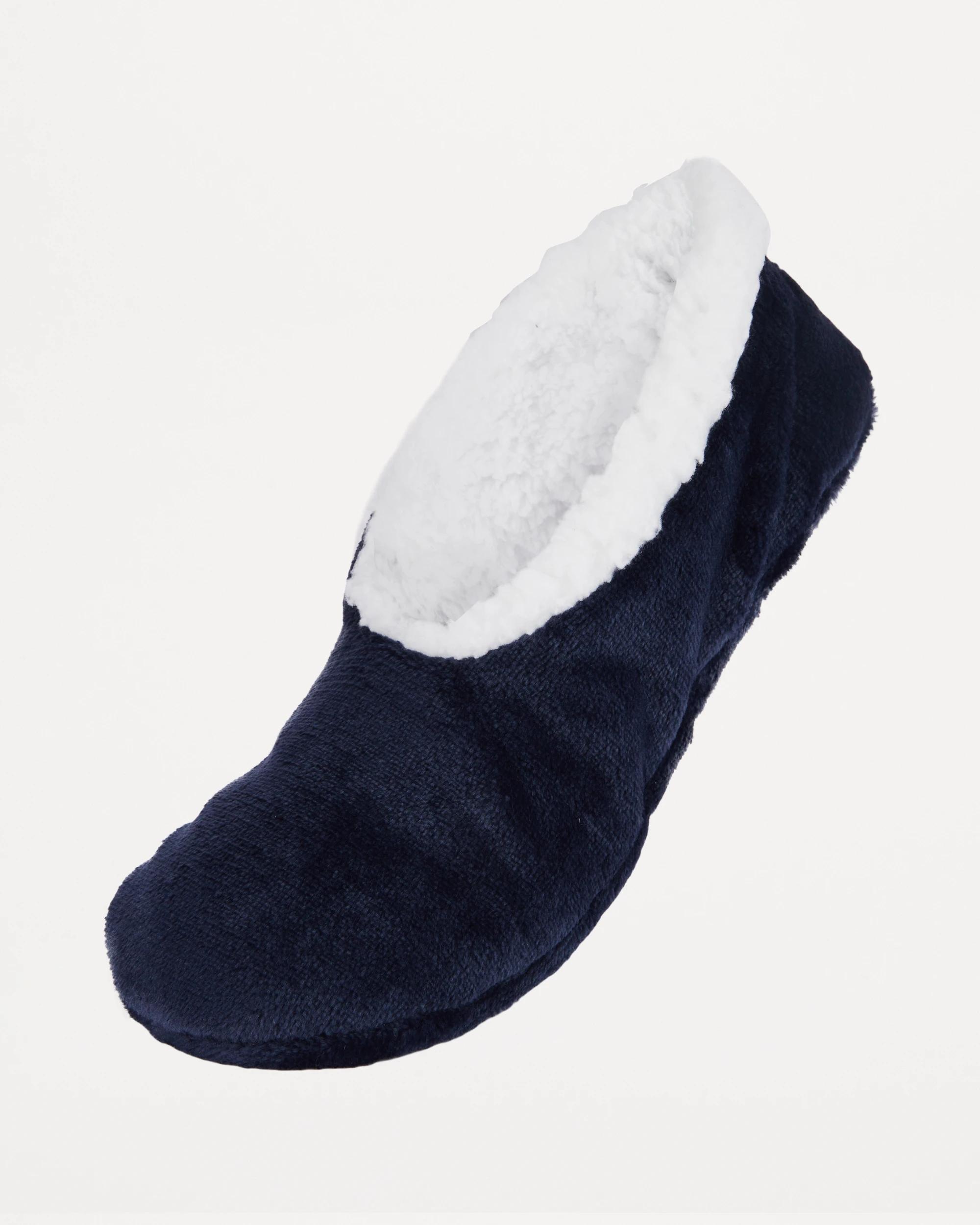 2 Plush Footlets Navy Blaze, 2 of 4