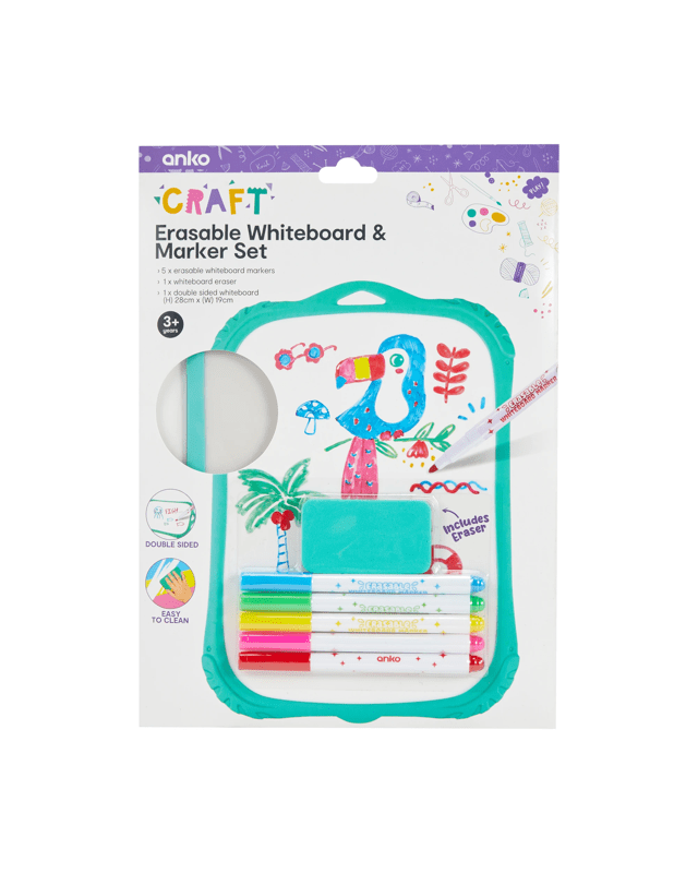 Erasable Whiteboard and Marker