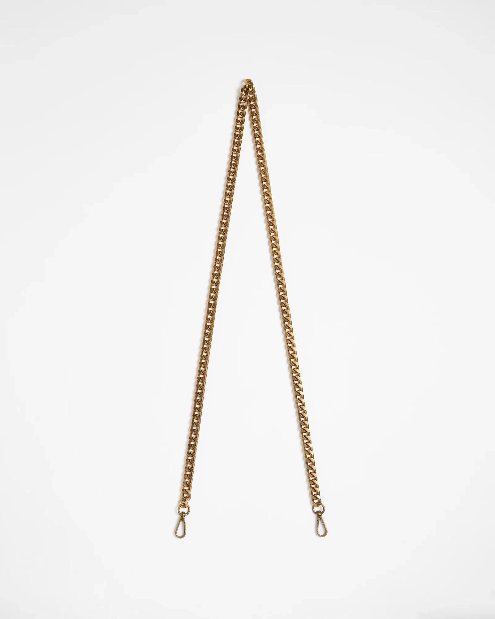 1 Target Chain Long Bag Strap ANTIQUE GOLD COLOURWAY, 1 of 2