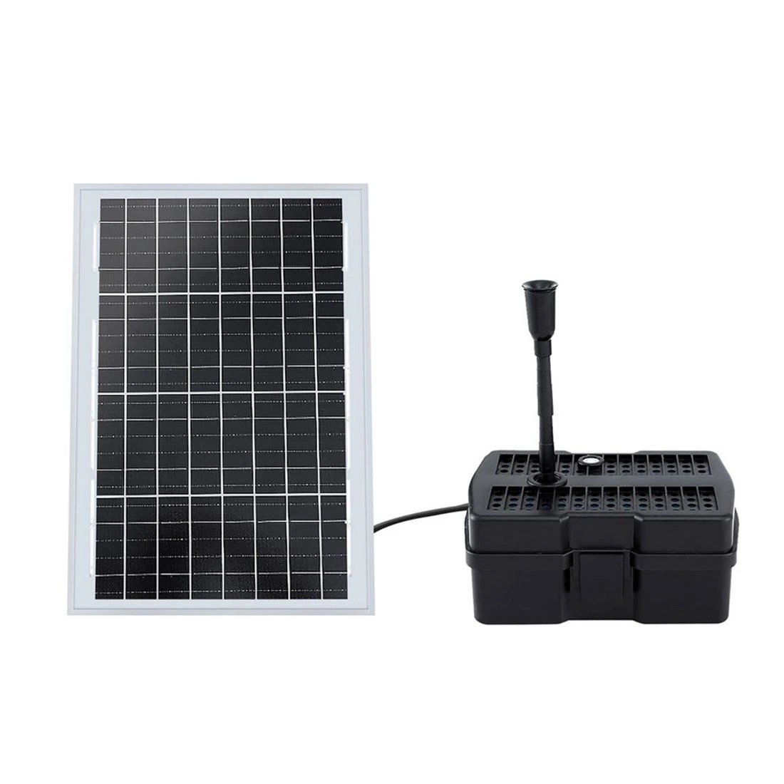 3 Gardeon Solar Submersible Water Pond Fountain Pump with Filter Box 6FT 1190L/H - Black, 3 of 8