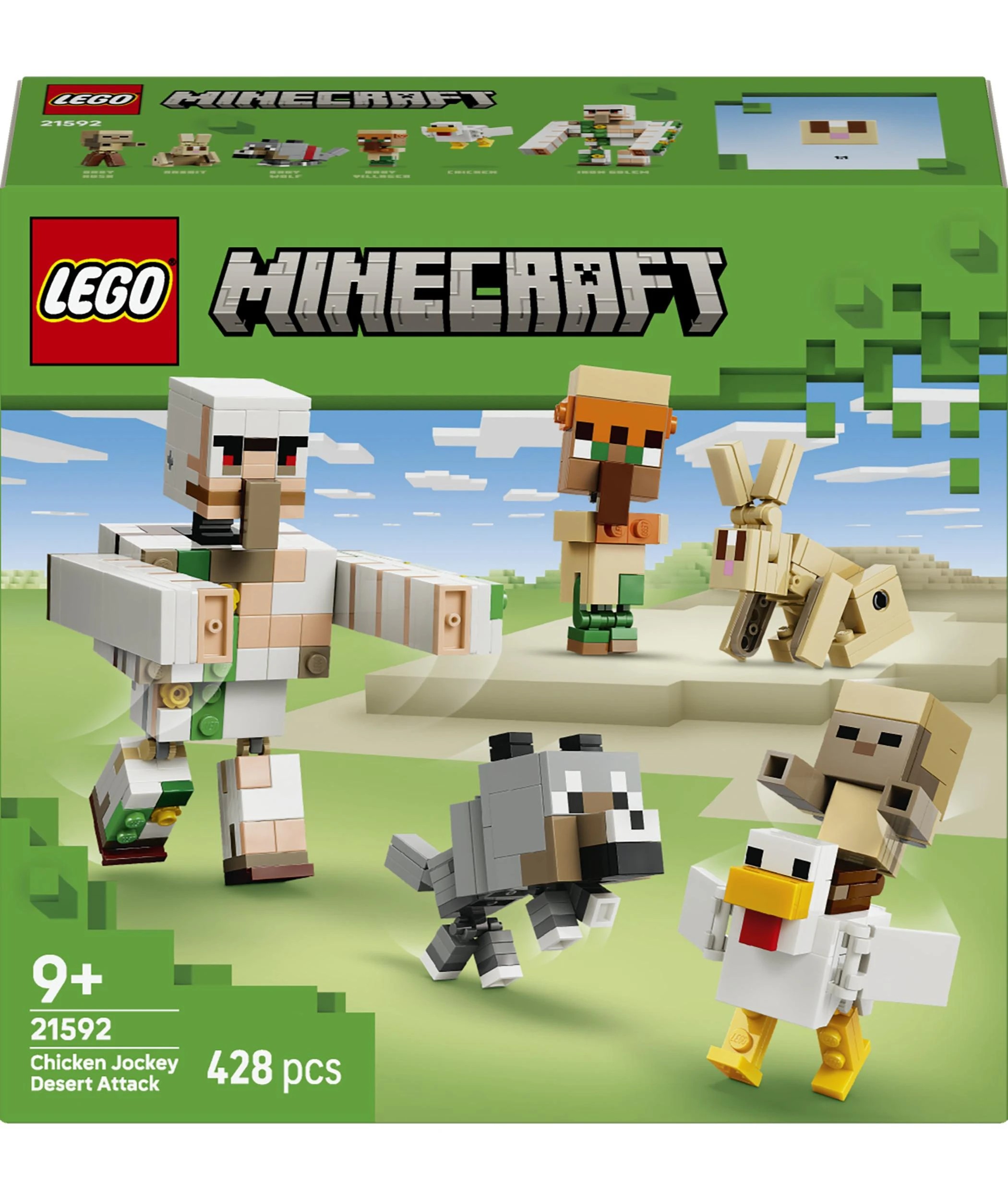 1 LEGO Minecraft Chicken Jockey Desert Attack 21592, 1 of 10
