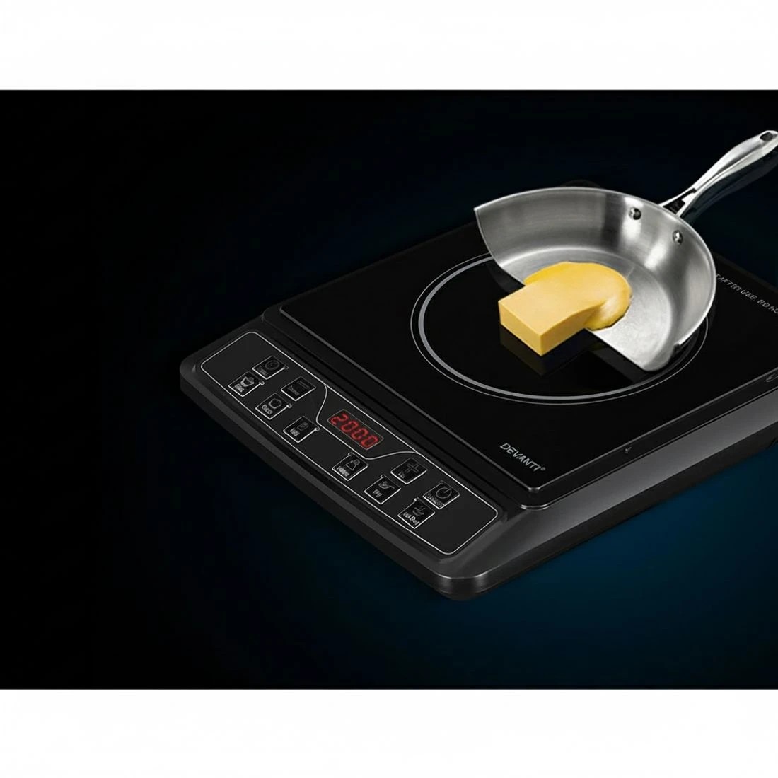 6 Devanti Induction Cooktop 30cm Portable Cooker - Black, 6 of 6