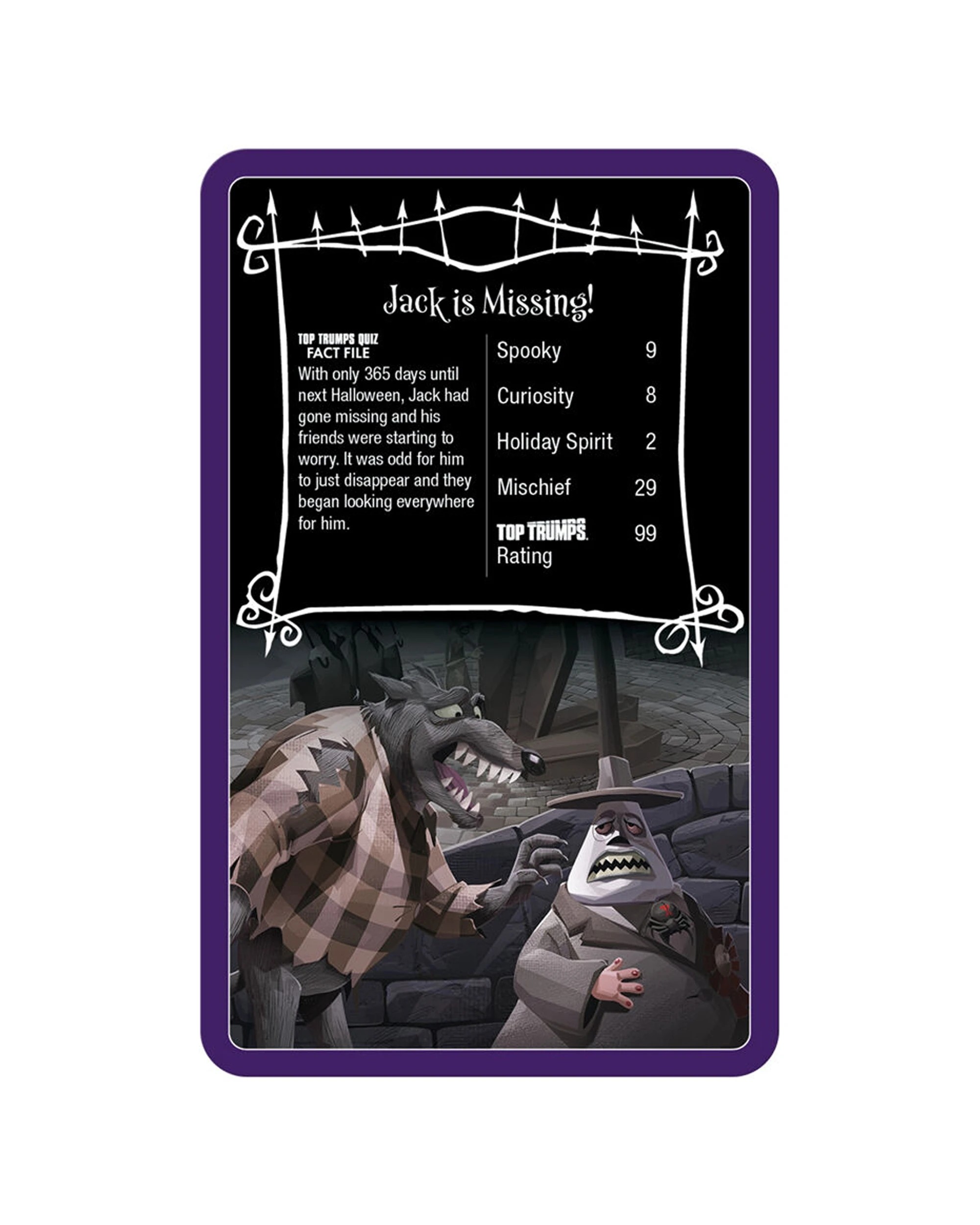 5 TOP TRUMPS 2PK Nightmare Before Christmas Edition Family And Kids Card Game - Multi, 5 of 8