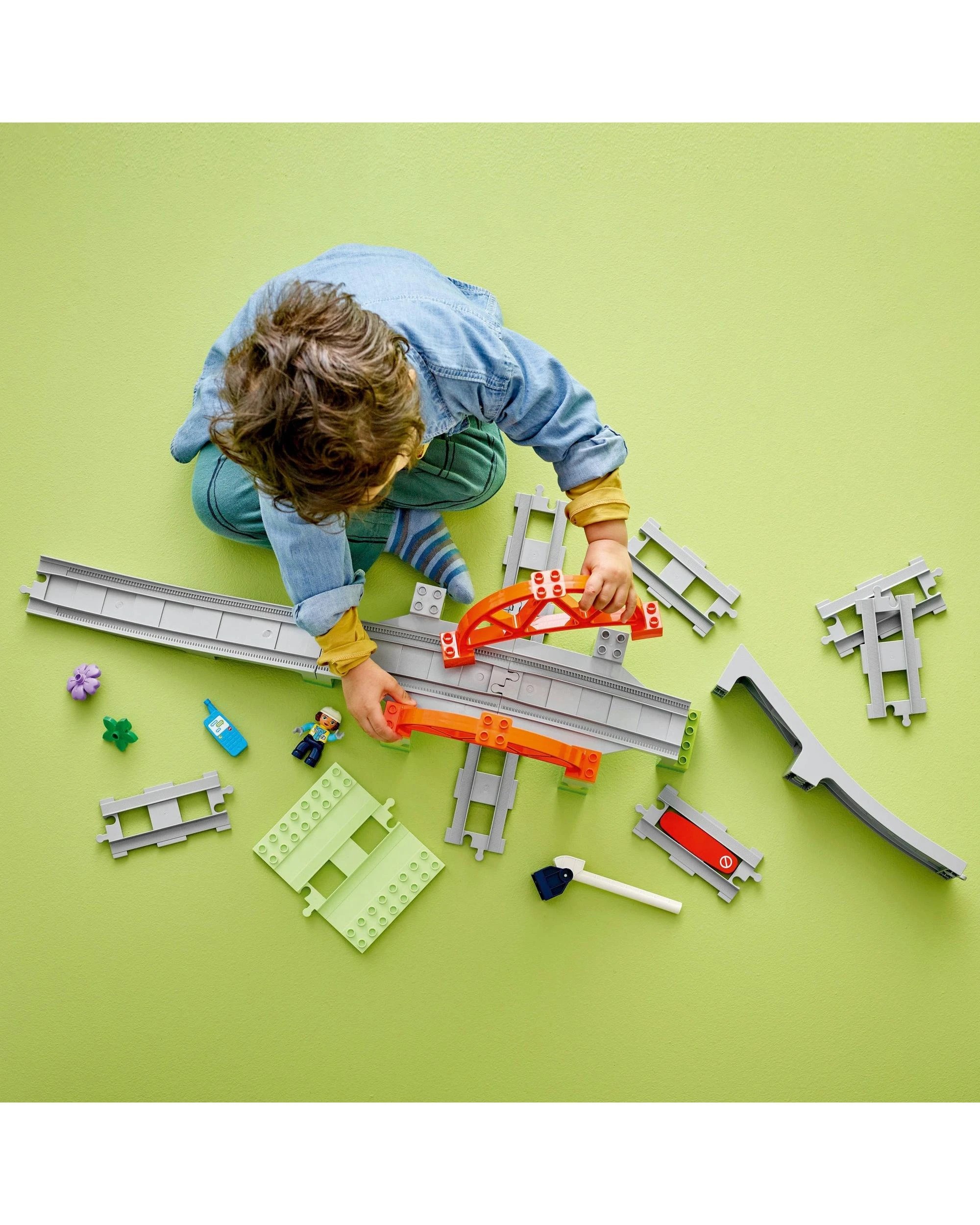 6 LEGO DUPLO Town Train Bridge and Tracks Expansion Set - 10426, 6 of 10