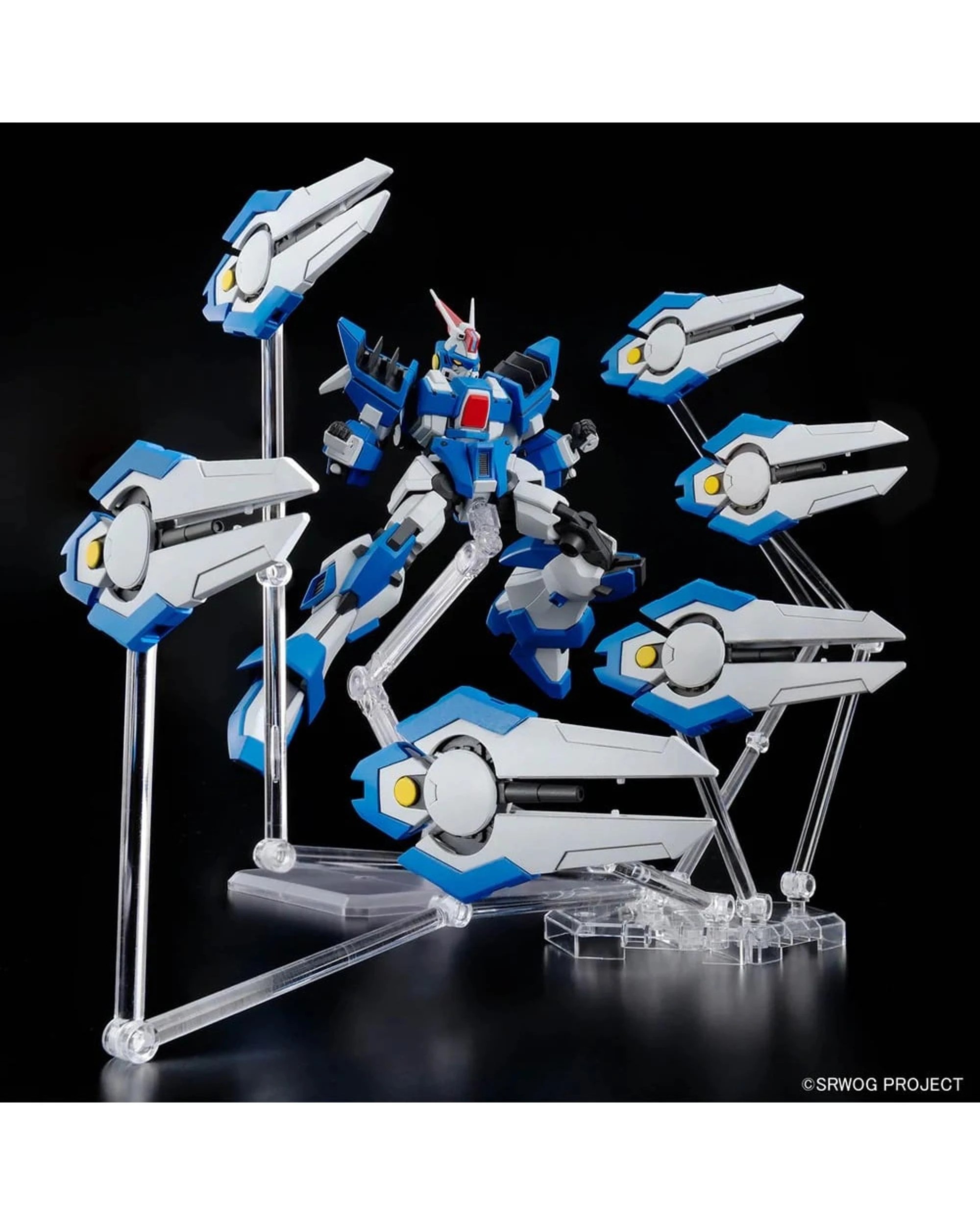 4 Bandai Super Robot Wars High Grade Ashsaviour Model Kit, 4 of 8