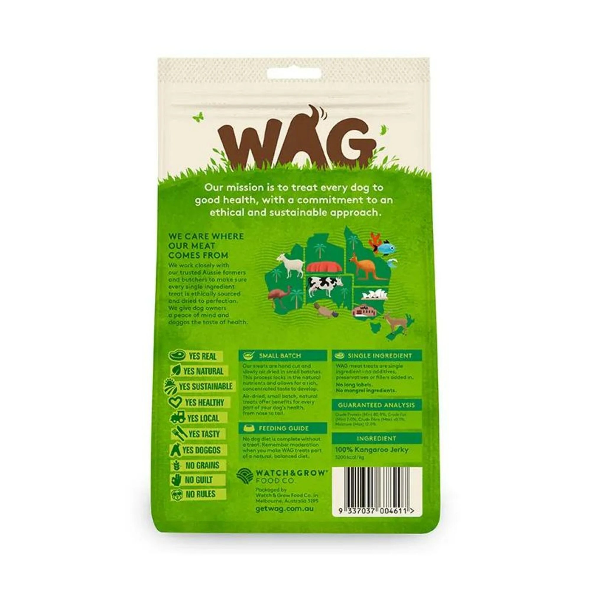 2 Wag Kangaroo Jerky 750g, 2 of 2