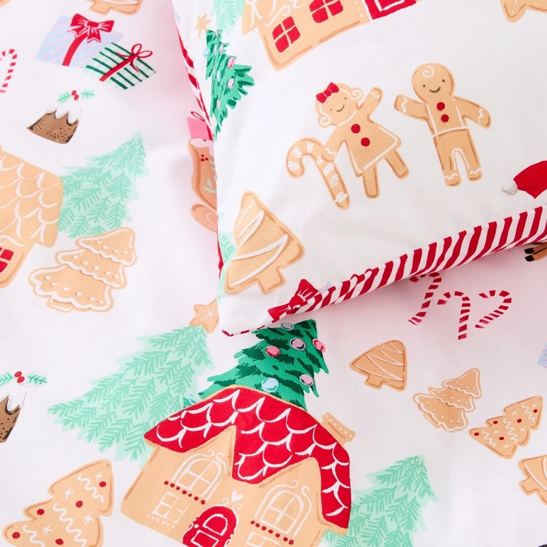 5 Gingerbread Cotton Rich Reversible Quilt Cover Set - Single Bed, 5 of 8