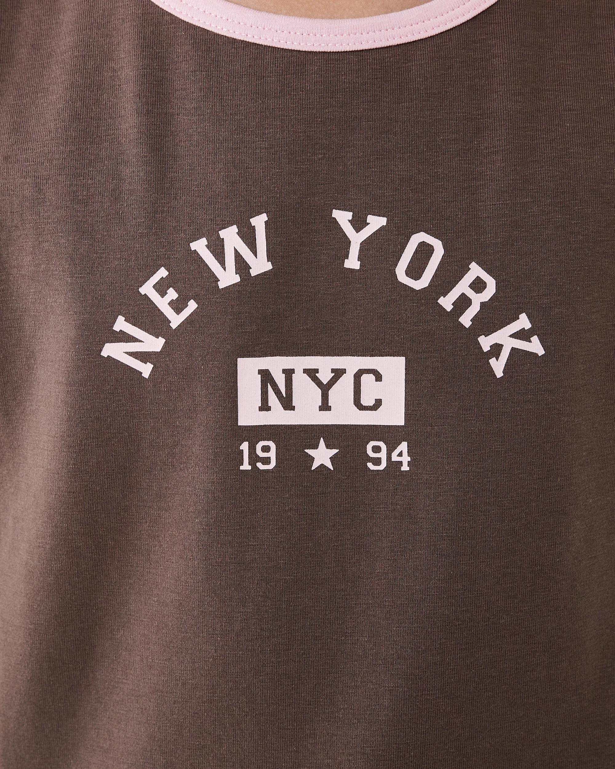 4 Short Sleeve Ringer T-shirt Brn Ny, 4 of 7