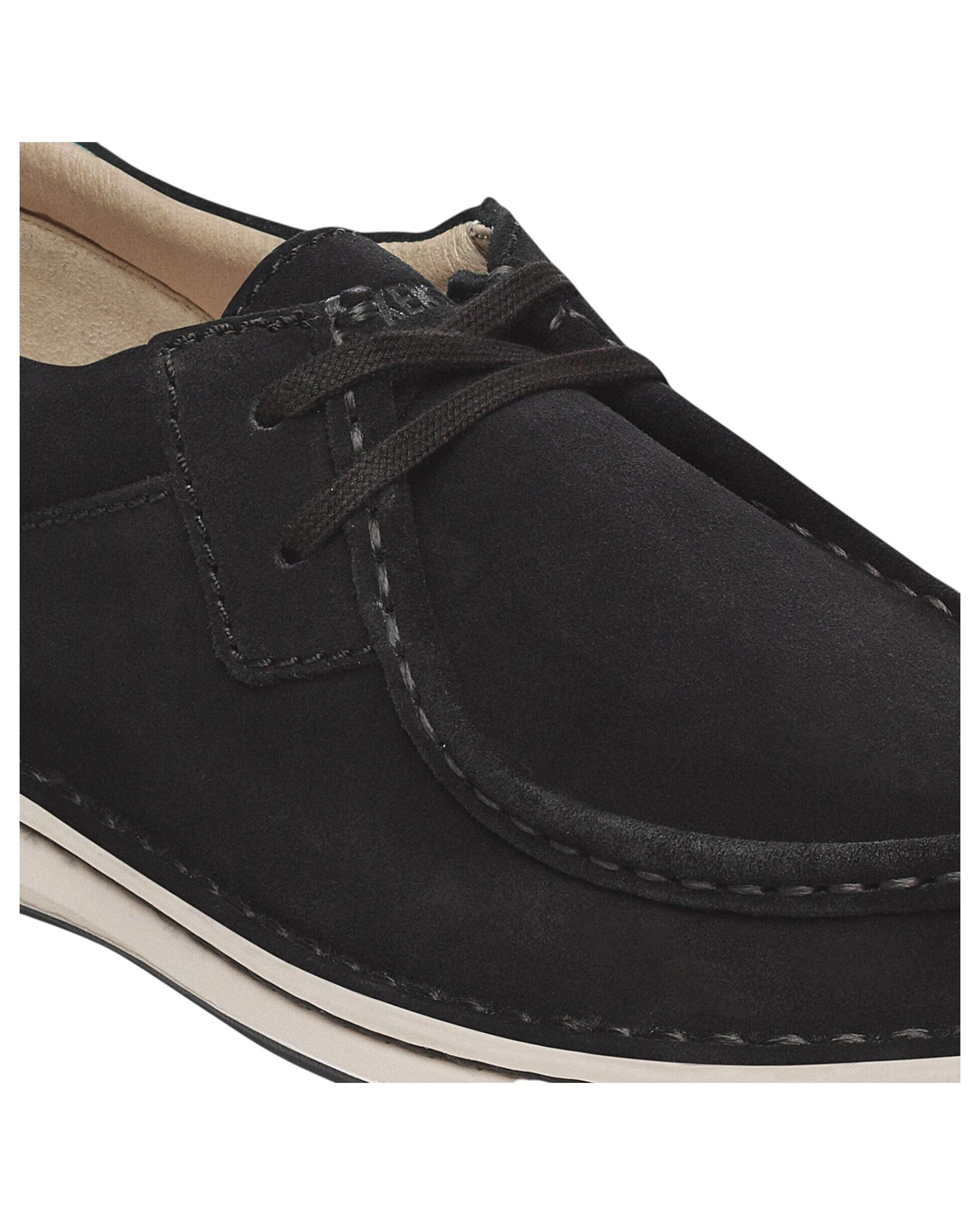 4 Birkenstock Mens Pasadena Suede Leather Casual Sneaker BLACK, 4 of 7