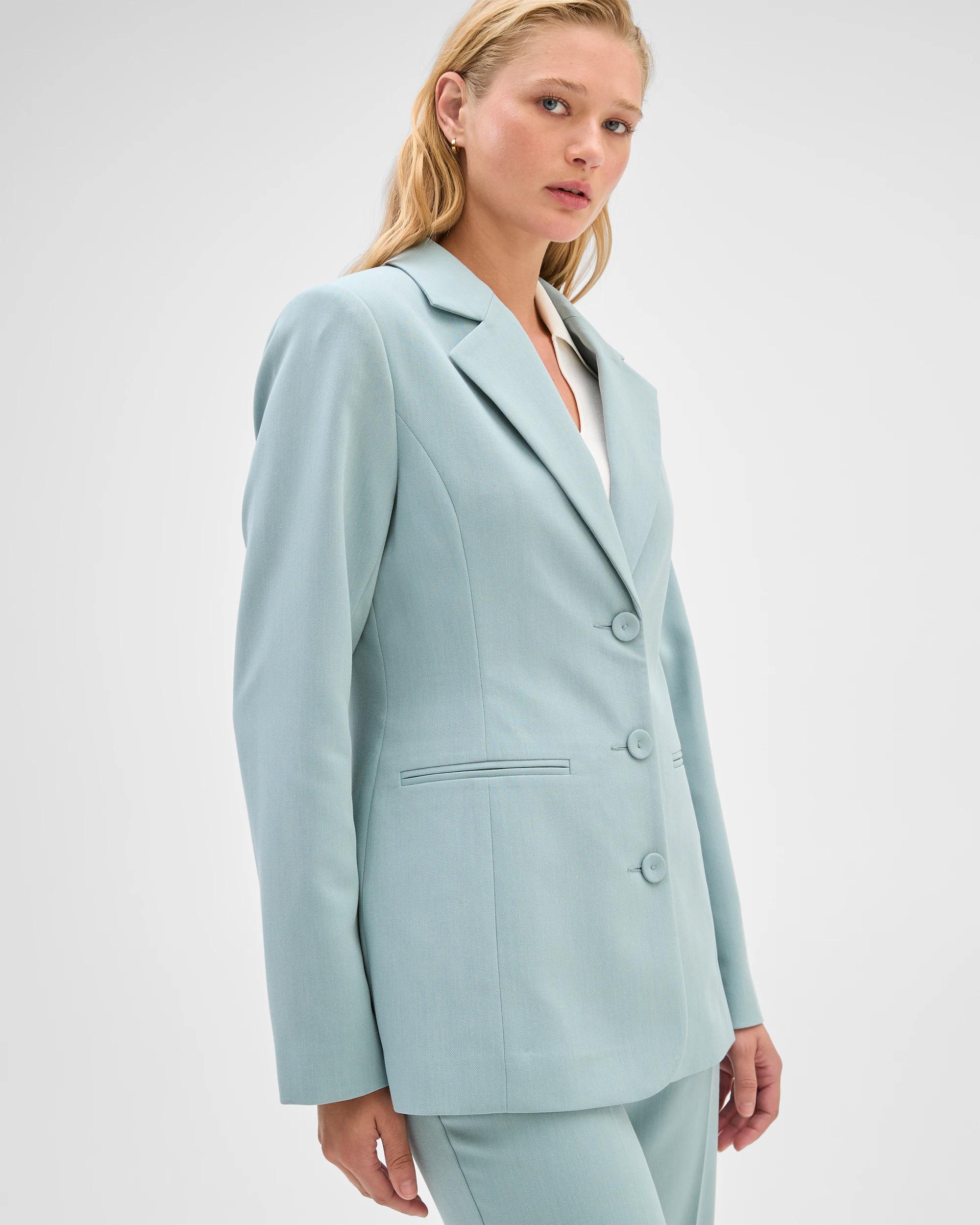 1 Preview Single Breasted Blazer SLATE, 1 of 10