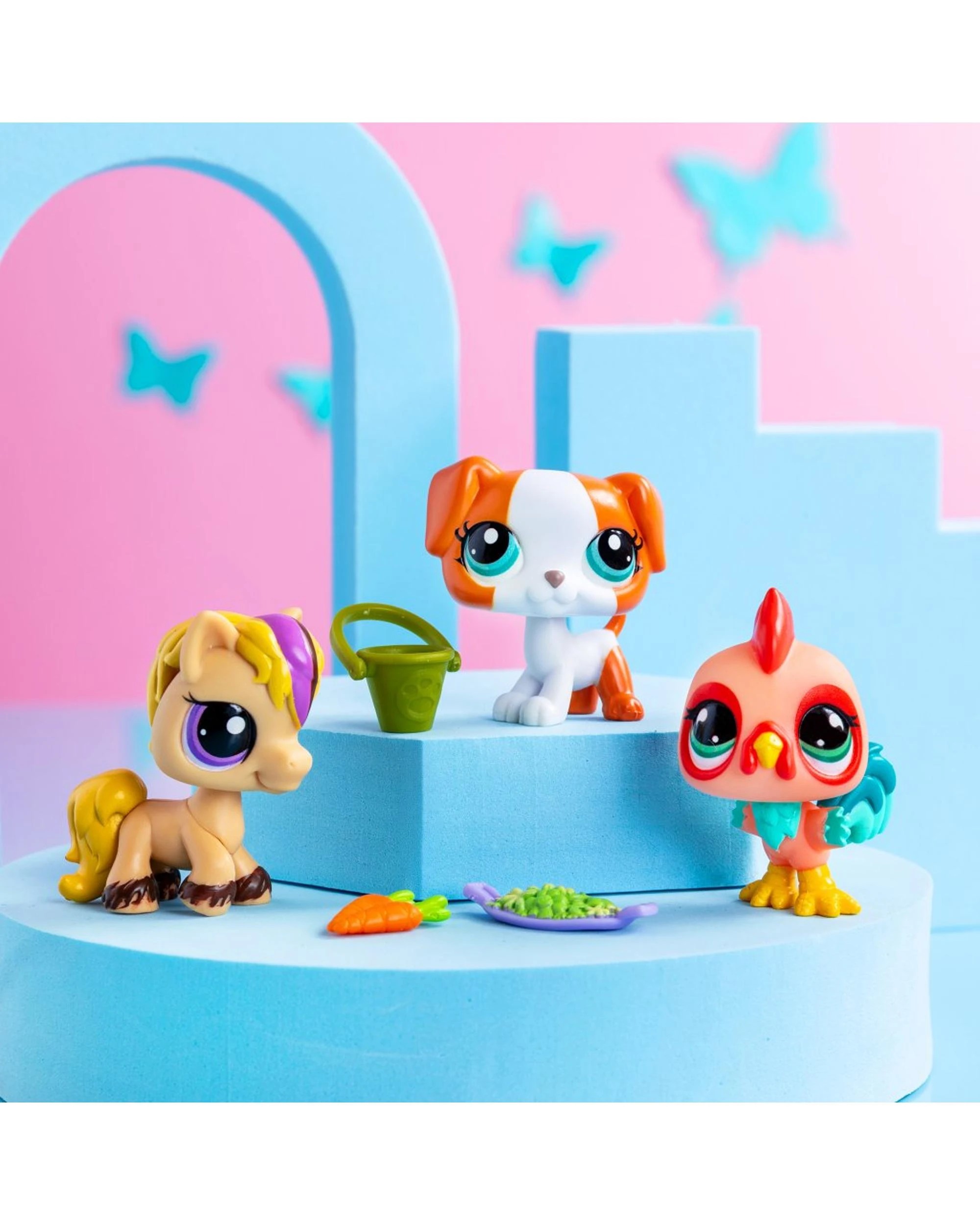 5 Littlest Pet Shop Trio In Tube Series 3 Barnyard Pets 3 Pack Figures, 5 of 5