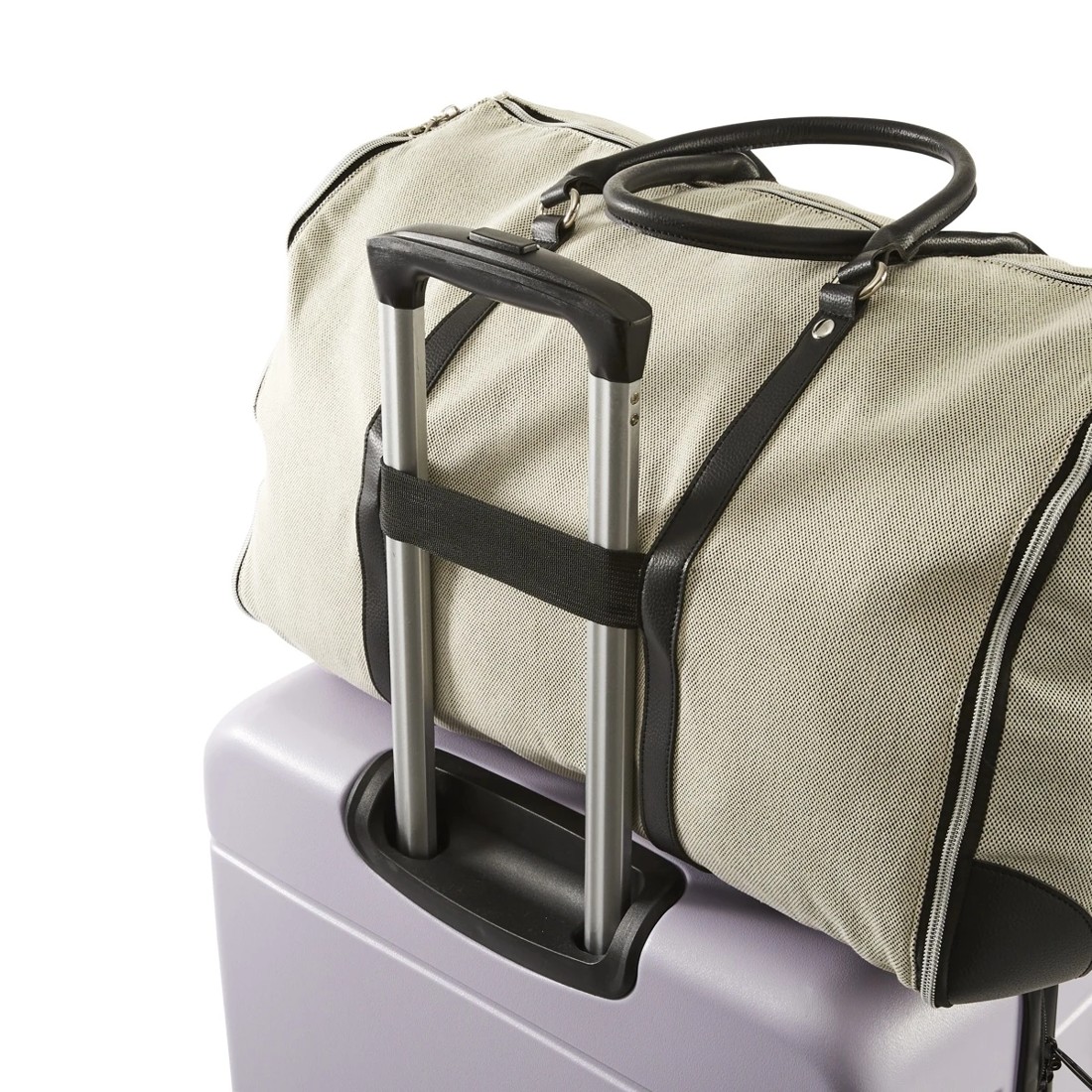 9 53L Garment Duffle Bag - Off White, 9 of 10