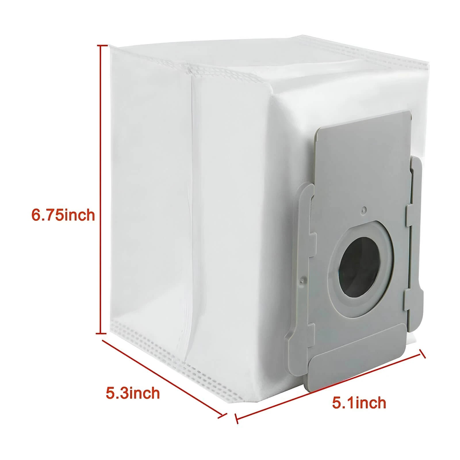 3 Hygieia 12 Bags For iRobot Roomba I, S & J Series & Combo 10 Max Robot Vacuum Cleaners - White, 3 of 6