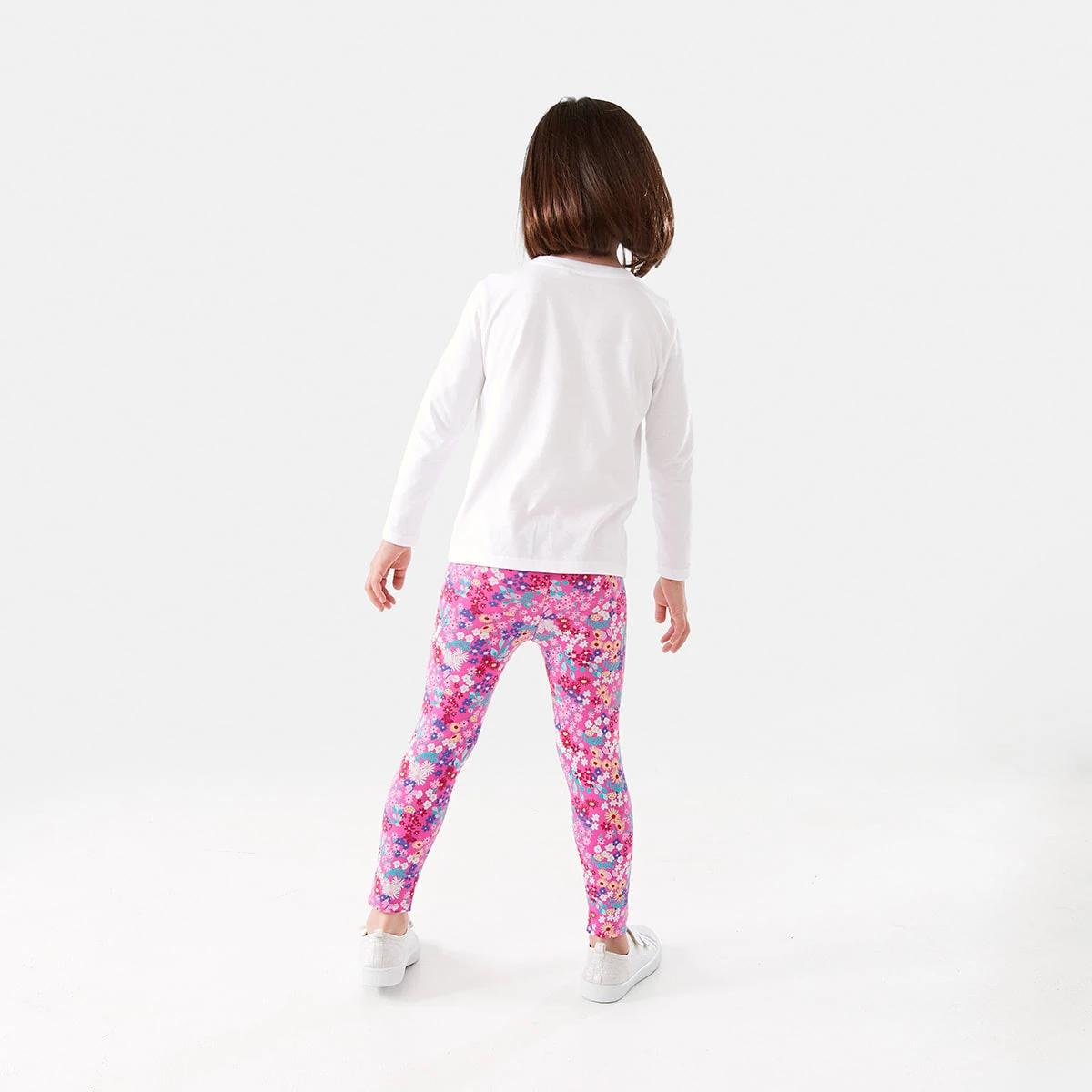 6 Print Leggings Pnk Ditsy, 6 of 8