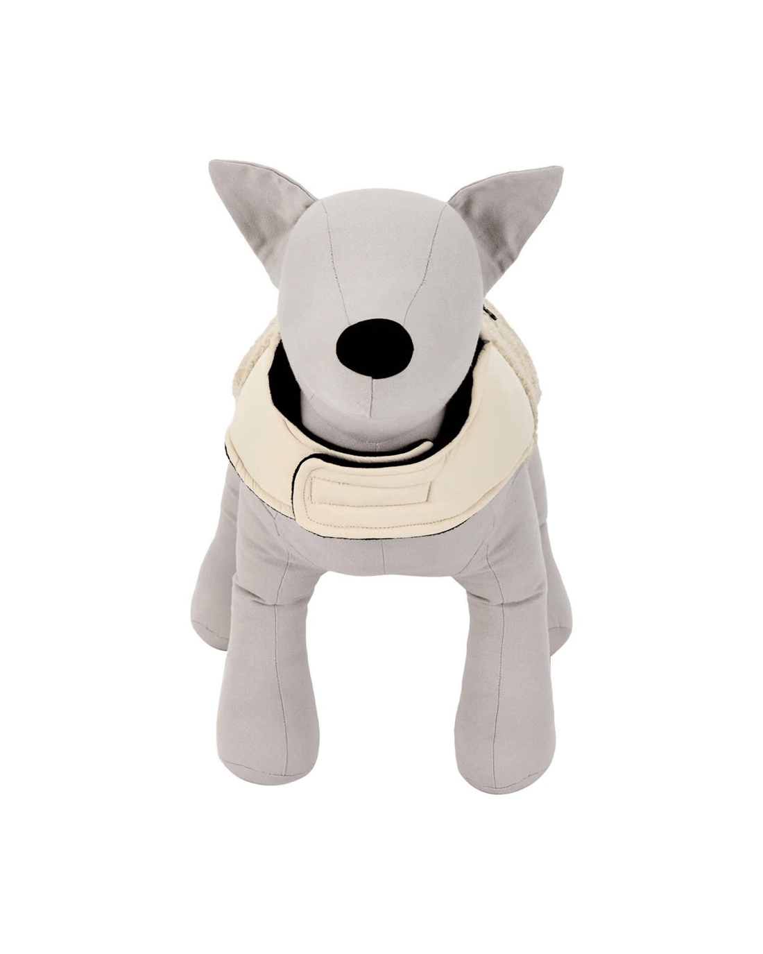 4 Pet Puffer Vest - Large, Cream, 4 of 10