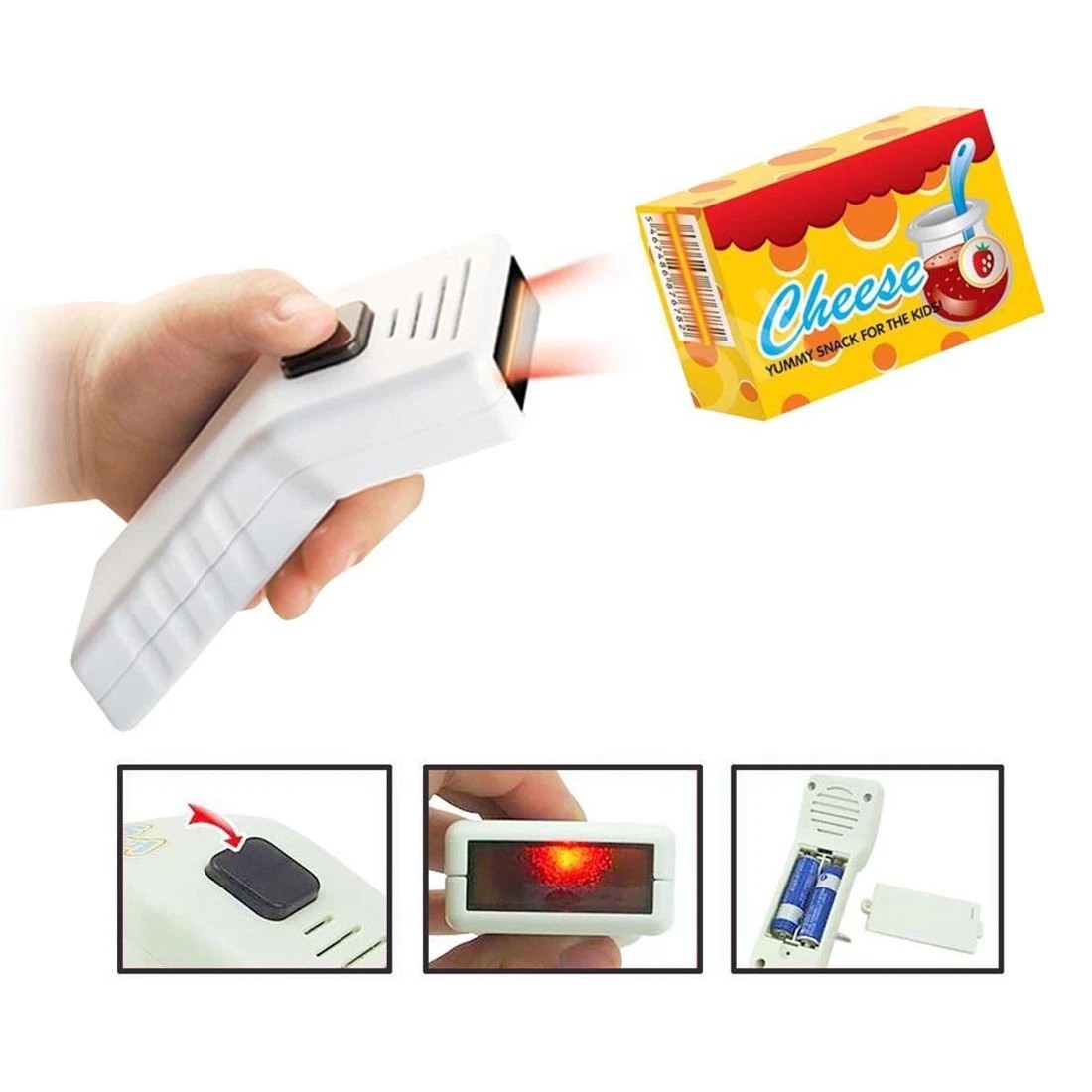 6 Keezi Kids Pretend Role Play Supermarket 24 Piece Playset Cash Register Trolley - Multi, 6 of 6