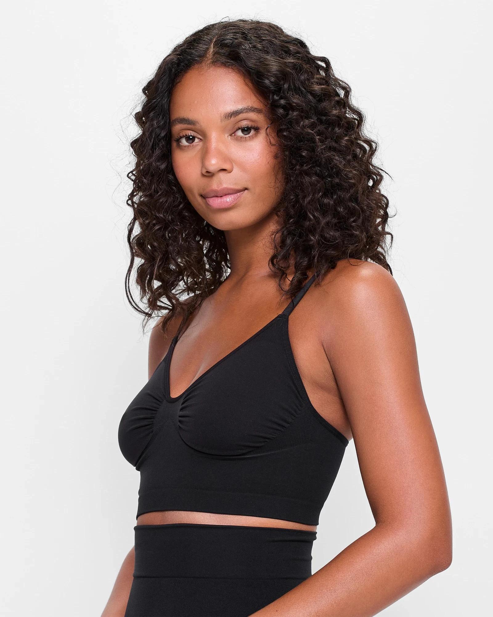 3 Target Seamless Sculpt Crop Top - Shapewear BLACK, 3 of 5