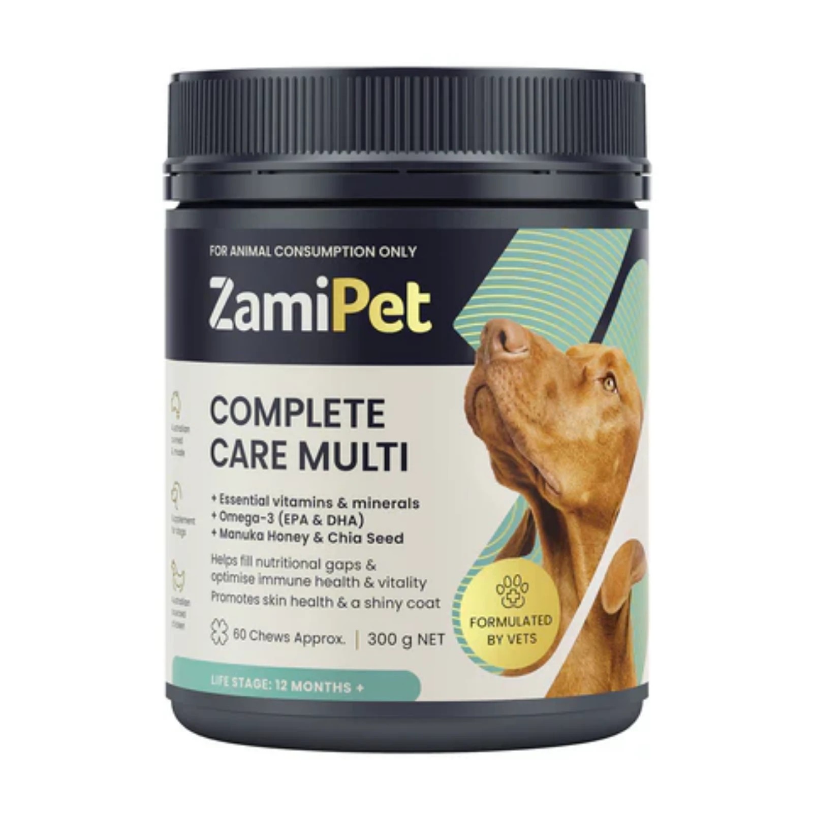 1 Zamipet Complete Care Multi Vitamin 300g (60 Chews), 1 of 2