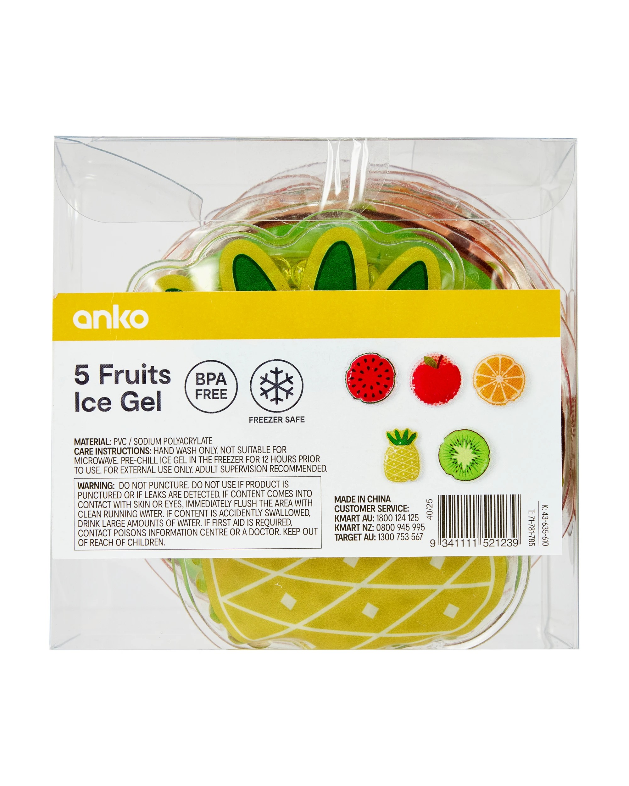 9 5 Pack Fruits Ice Gel, 9 of 9