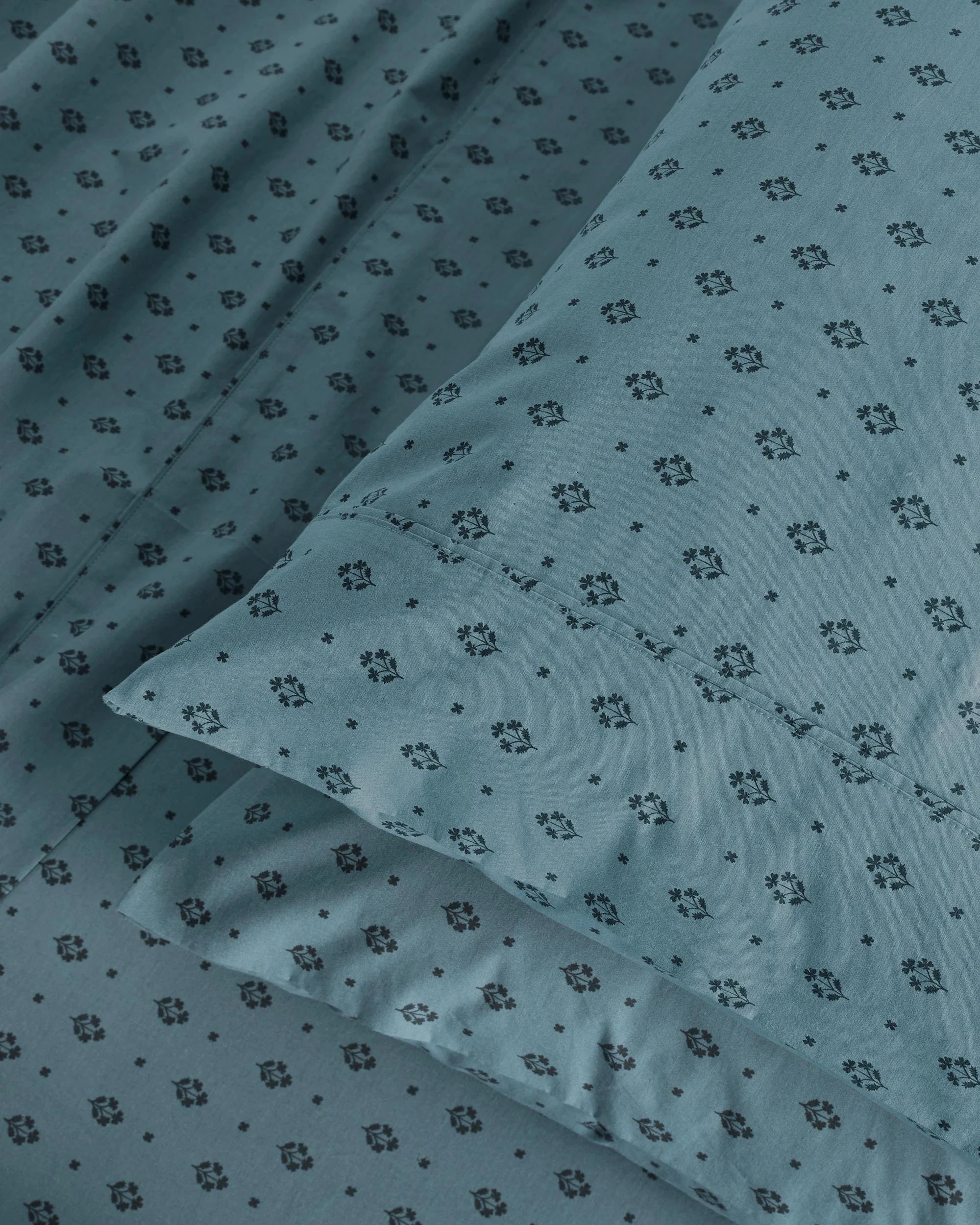 3 Target Amelia Australian Cotton Printed Sheet Set - Queen Bed - Blue, 3 of 4