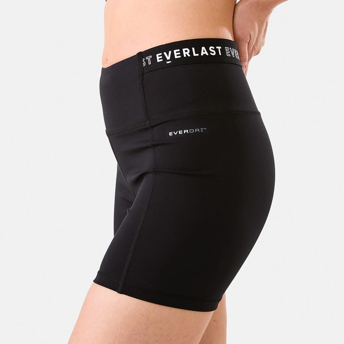 2 Everlast Womens Sculpt Bike Shorts EVERLAST BLACK, 2 of 5