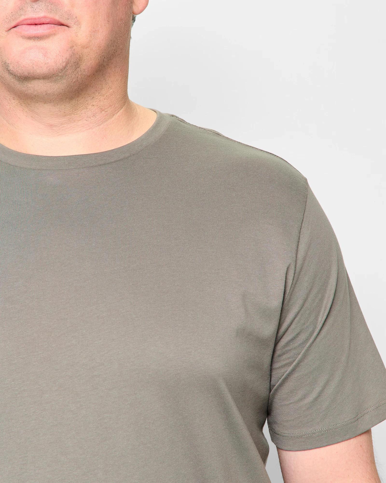 5 Target Plus Australian Cotton Crew T-Shirt MUSHROOM, 5 of 5