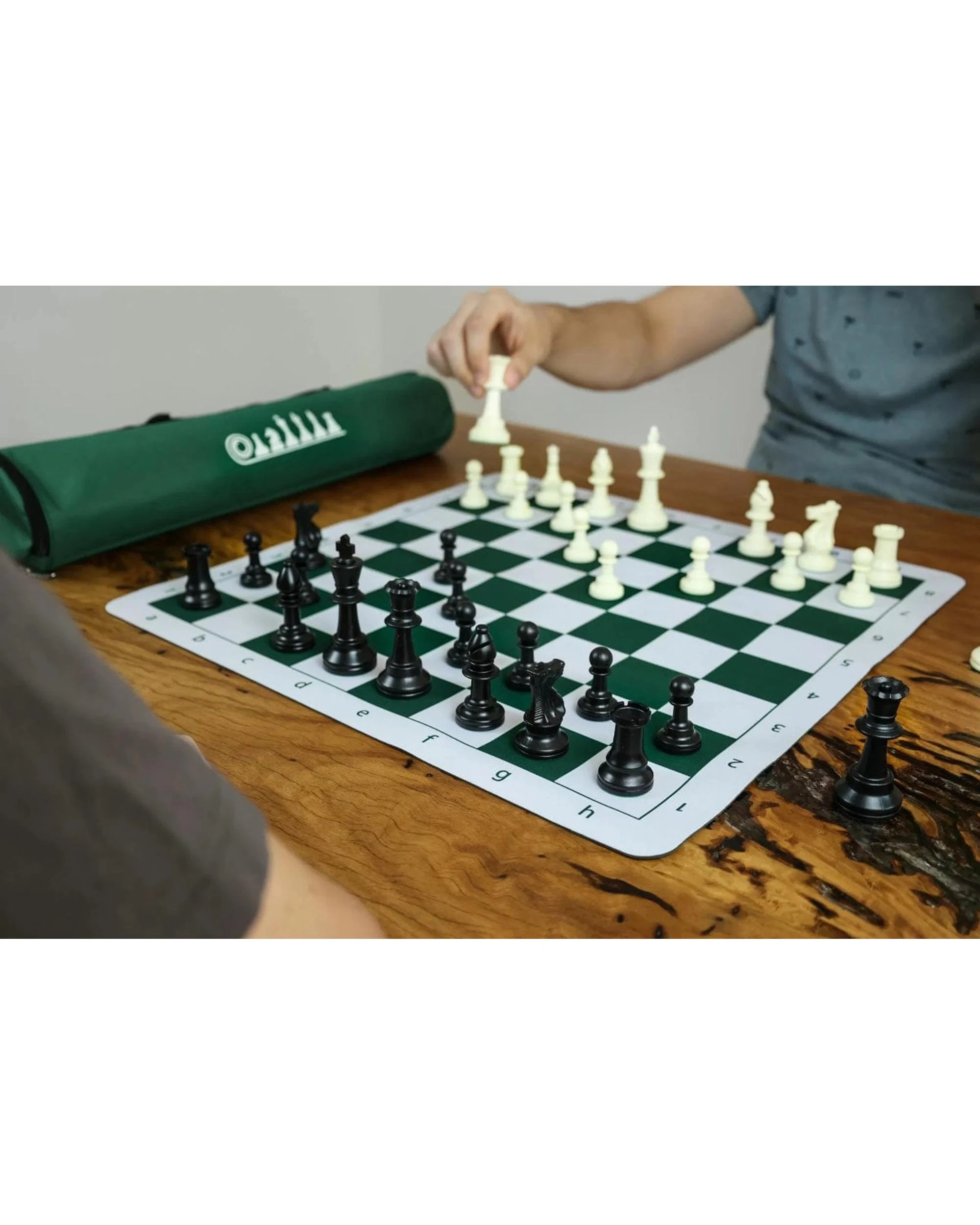 6 LPG Club Chess Set Green, 6 of 8