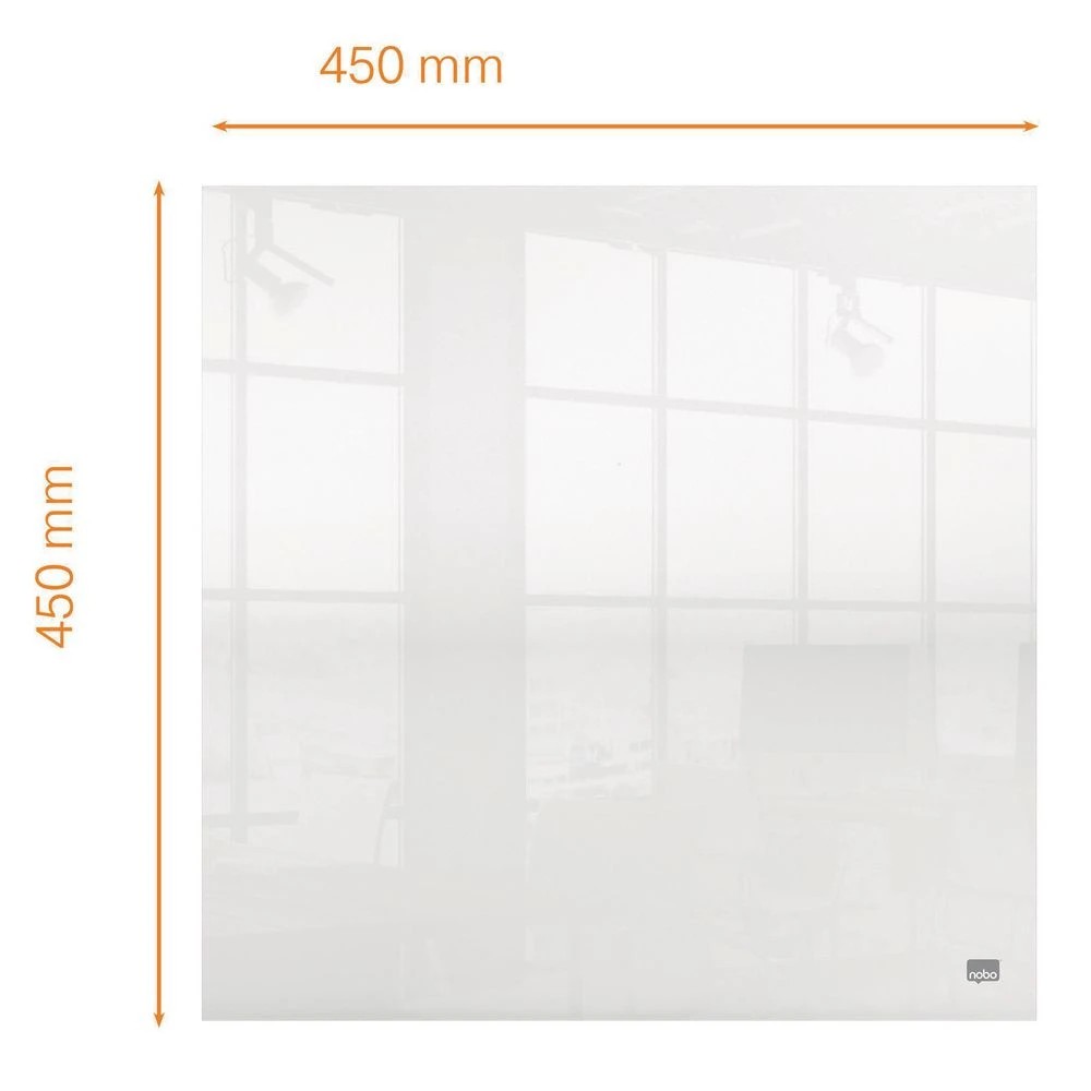 5 Nobo Acrylic Home Whiteboard for Wall or Desktop 450 x 450 mm, 5 of 5