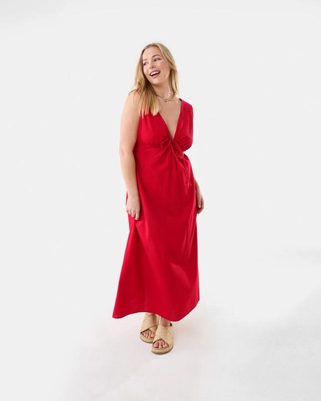 Sleeveless Keyhole Maxi D