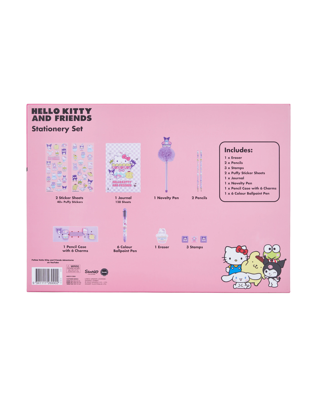 8 Hello Kitty and Friends Stationery Set, 8 of 8