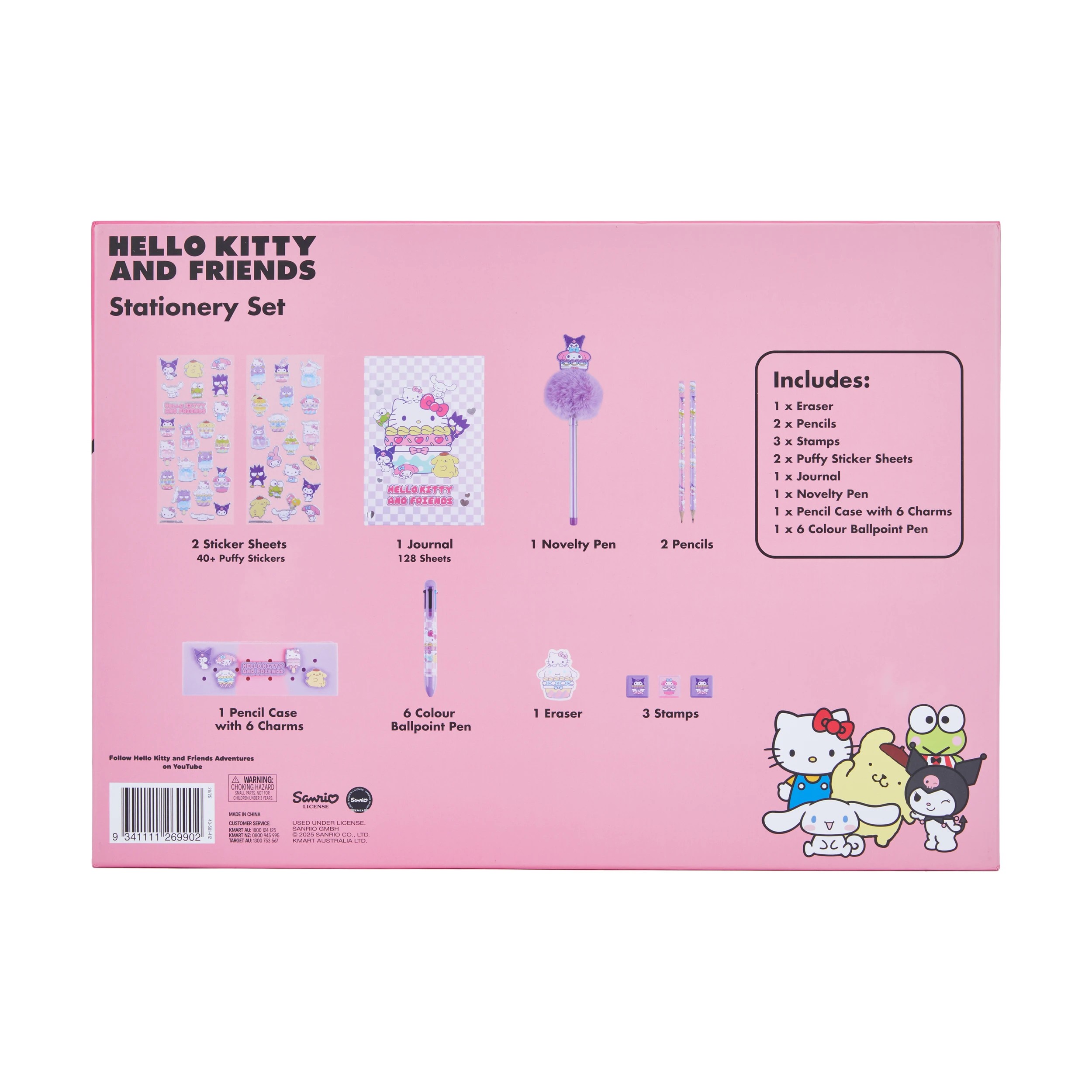 8 Hello Kitty and Friends Stationery Set, 8 of 8