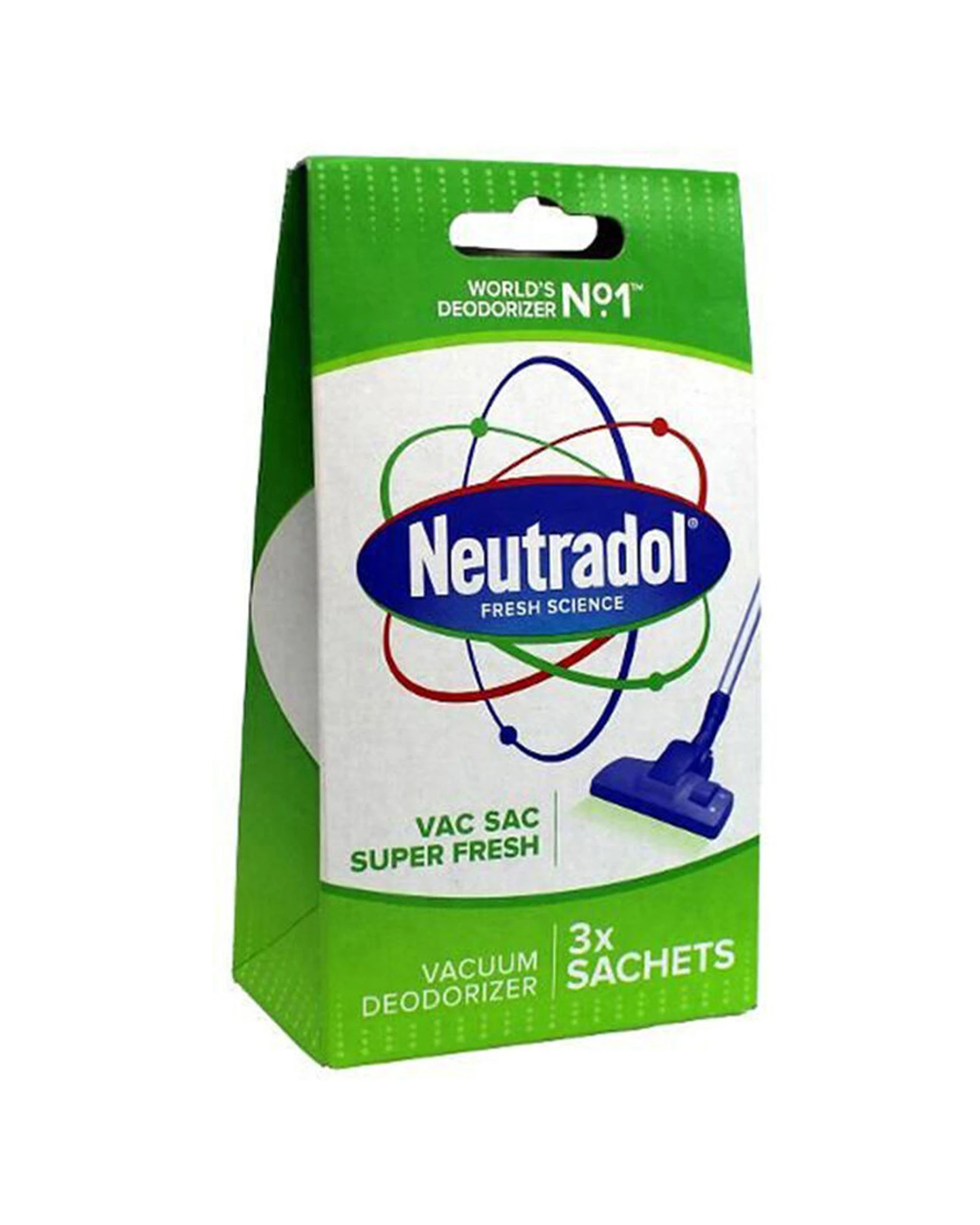 2 Neutradol 6PK Fresh Science Vac Sac Vacuum Carpet Deodoriser Super Fresh - White, 2 of 4