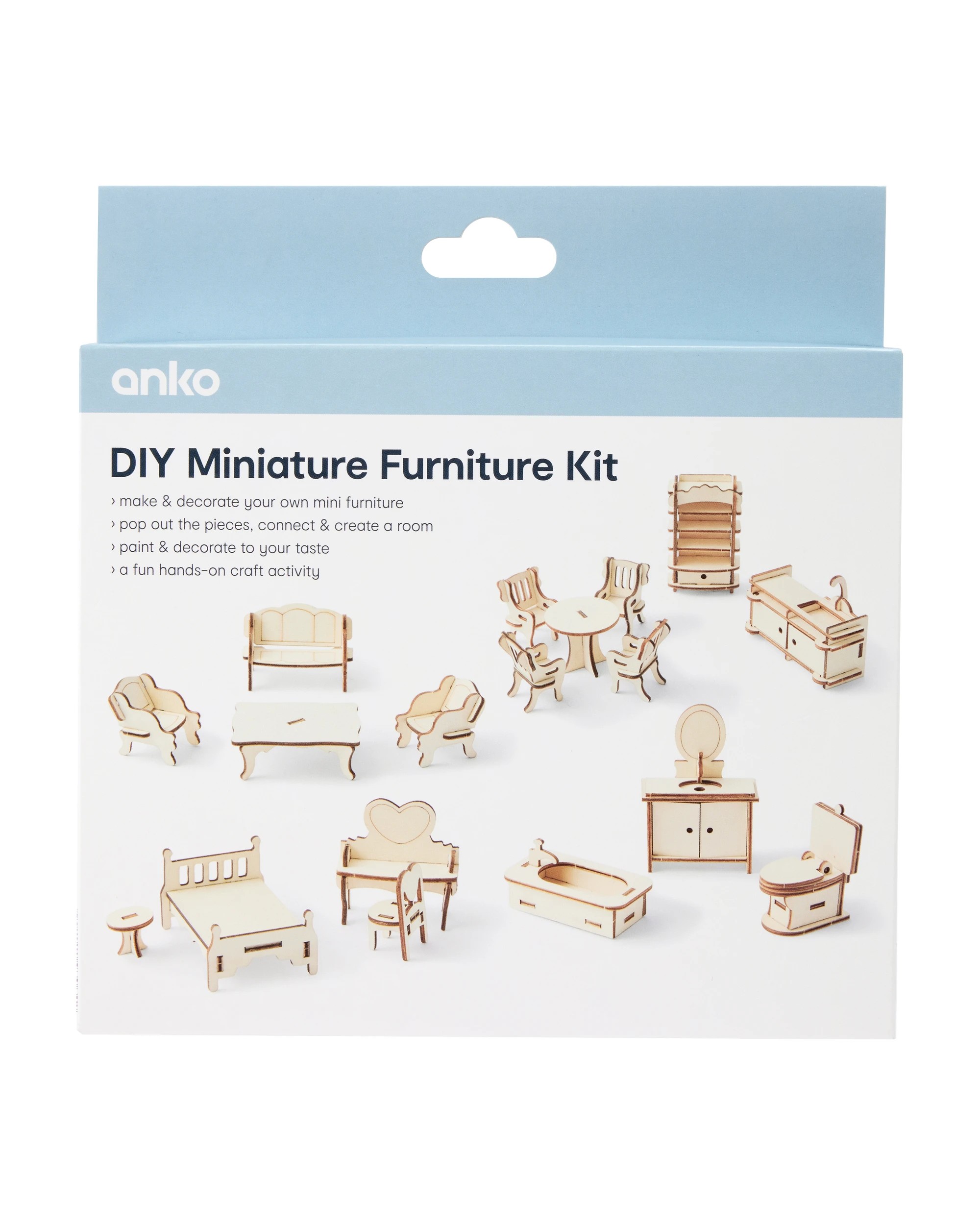 1 DIY Miniature Furniture Kit, 1 of 8
