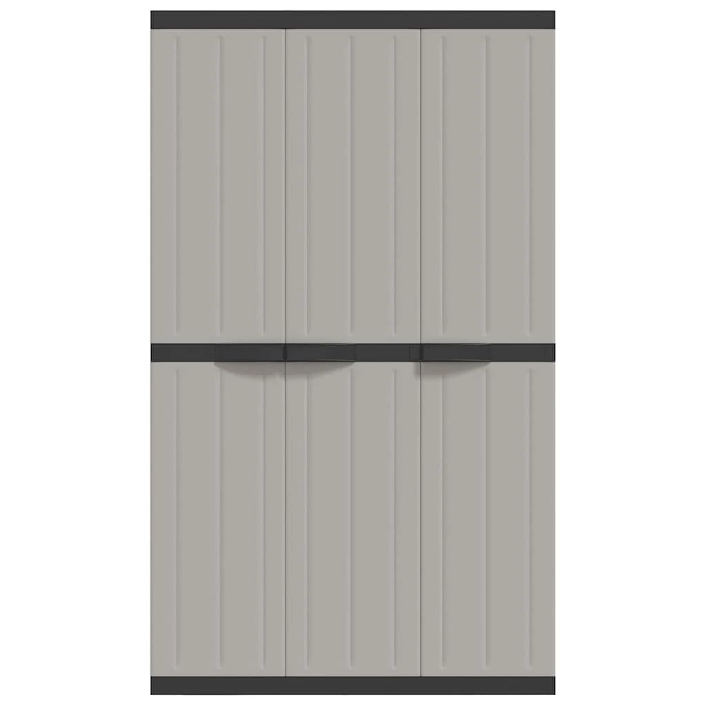 5 vidaXL outdoor storage cabinet Ample Storage - Grey, 5 of 10