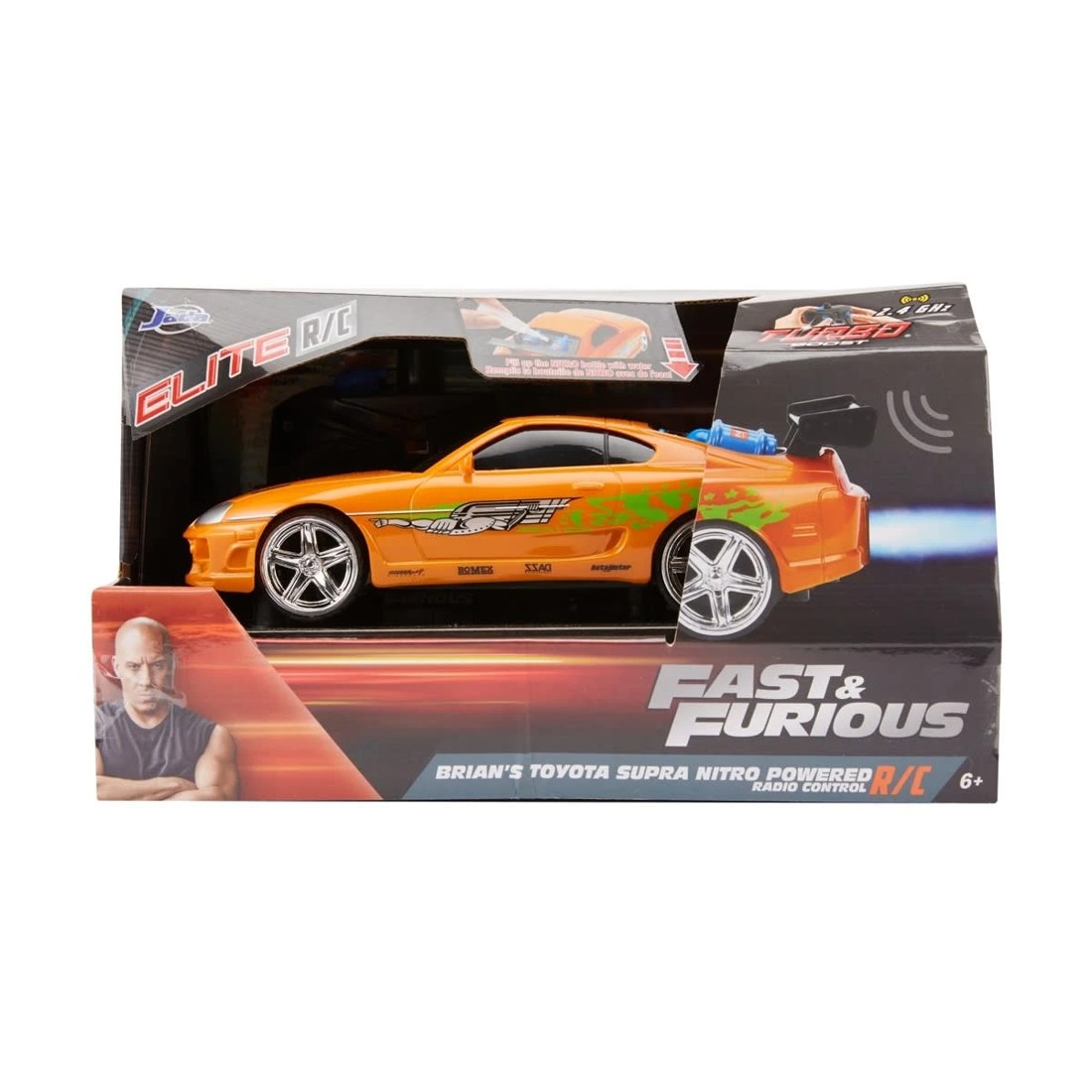 1 Fast & Furious 2.4GHz Brian's Toyota Supra Nitro Powered Radio Control Car, 1 of 9
