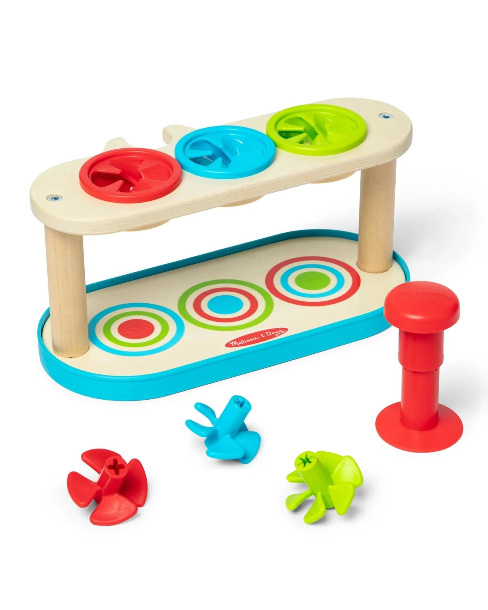 2 Melissa and Doug Match and Push Spinning Tops, 2 of 6