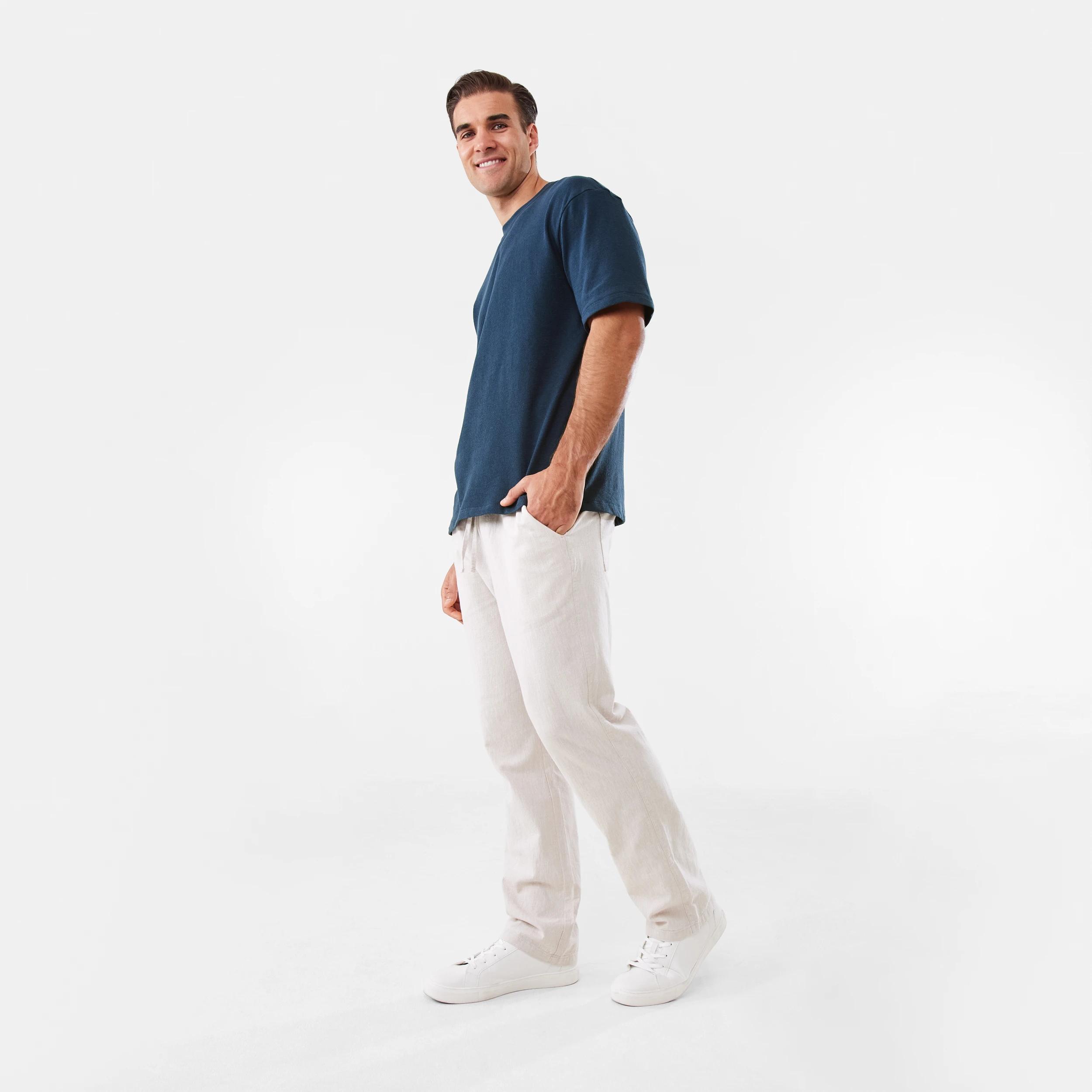 3 Oversized Textured T-shirt SPELL NAVY, 3 of 6