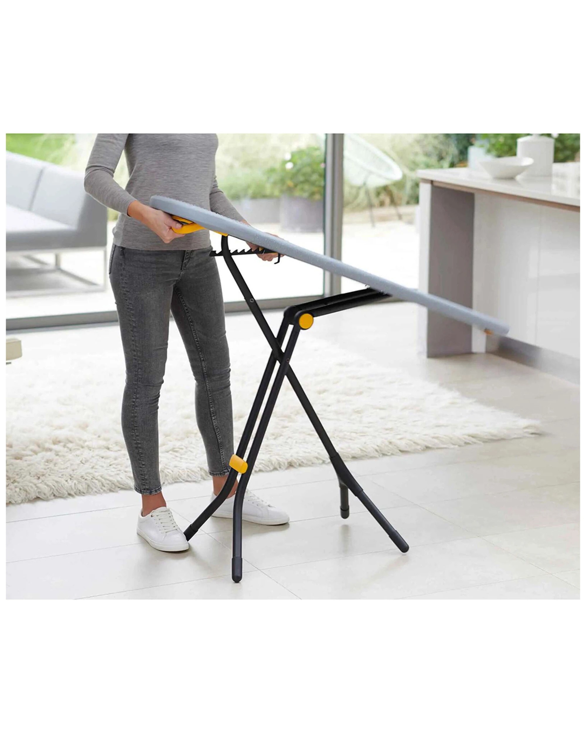 5 Joseph & Joseph Glide Easy-store Ironing Board Grey W/ Heat Resistant Iron Rest
 - Grey, 5 of 5