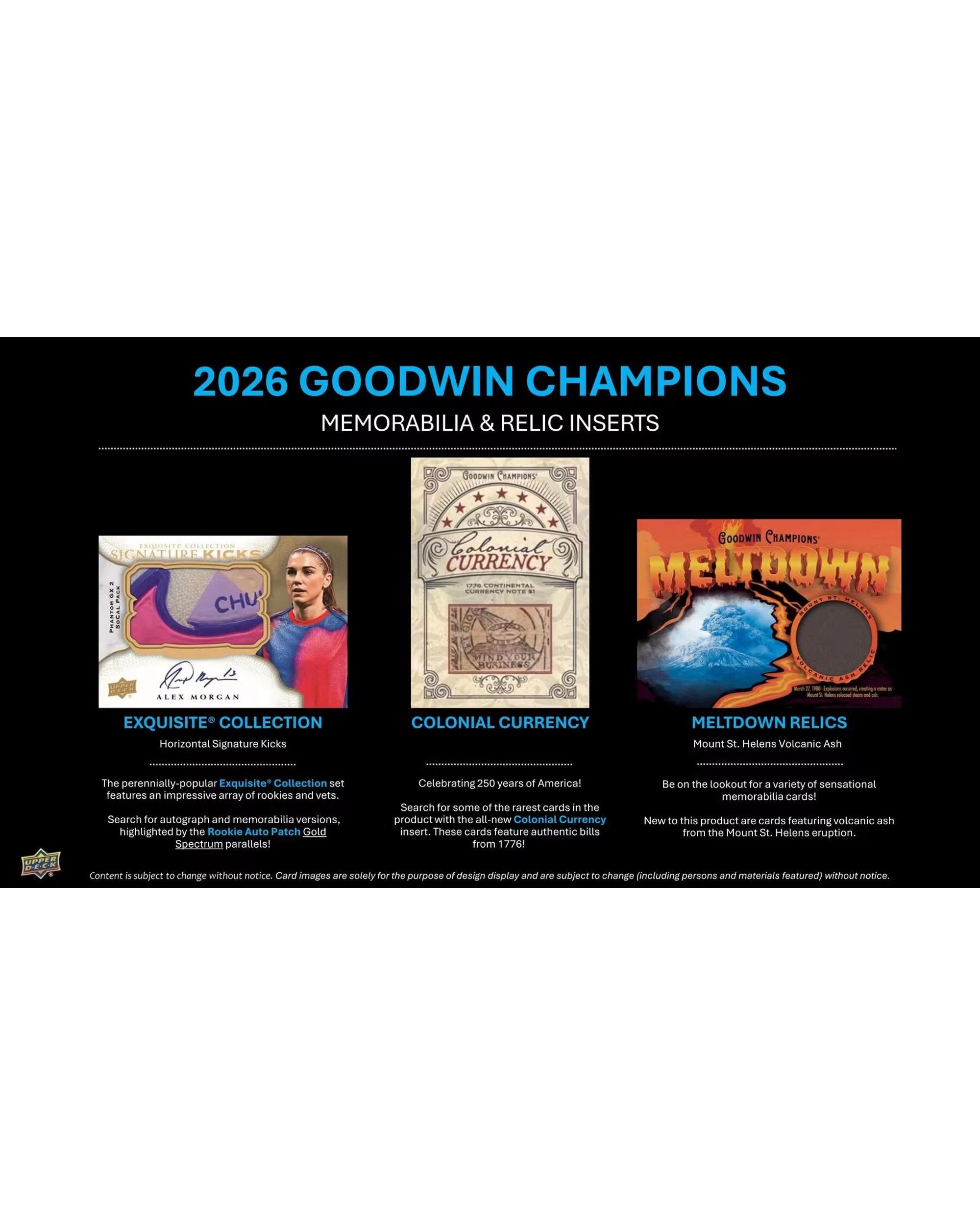 6 Upper Deck 2026 Goodwin Champions Hobby Box, 6 of 9