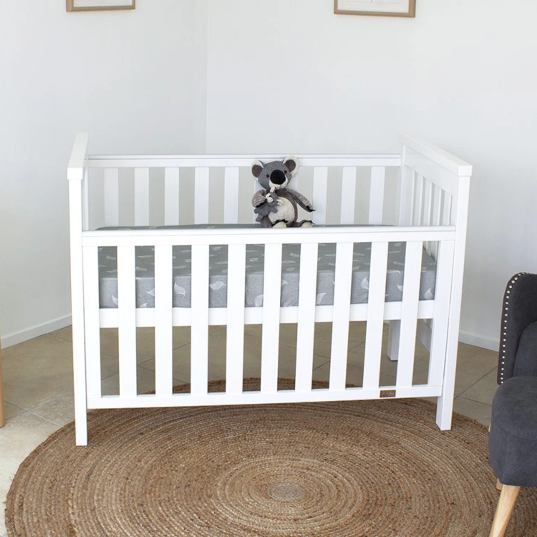 2 Babyhood Milano Cot - White, 2 of 4