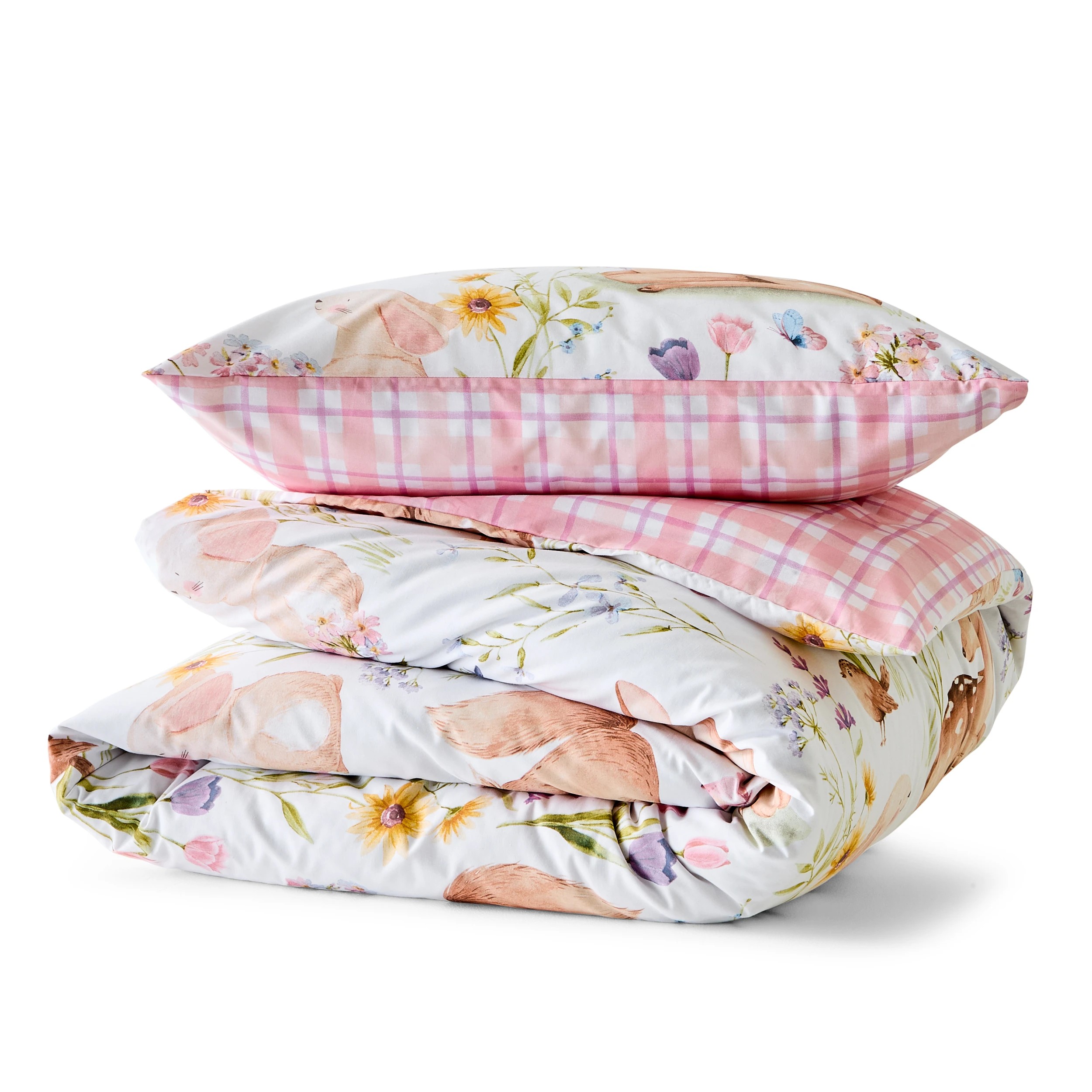 6 Woodlands Cotton Rich Reversible Quilt Cover Set - Single Bed, 6 of 7