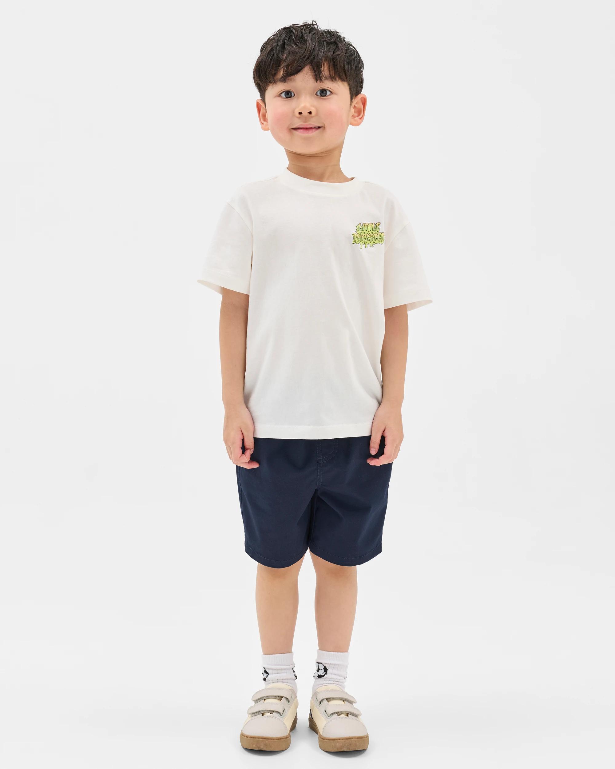 1 Target Kids Pull On Woven Shorts NAVY BLUE, 1 of 6