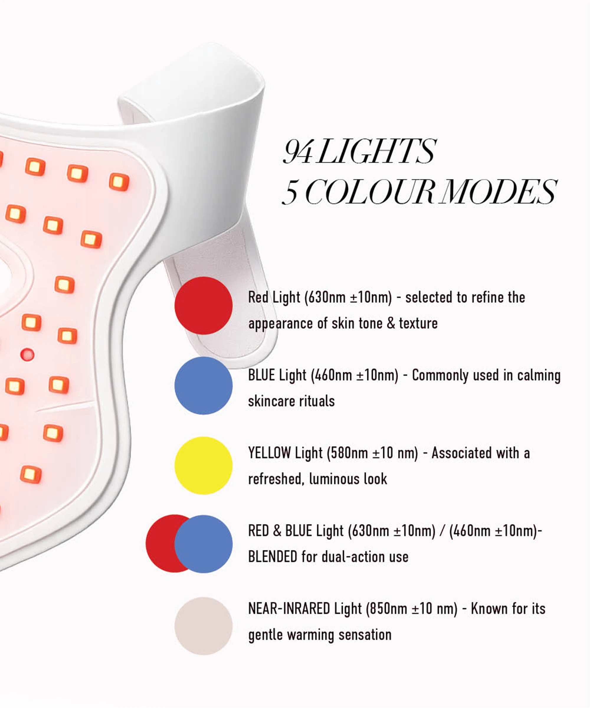 5 One-V-Salon 3D LED Contouring Face Mask, 5 of 10
