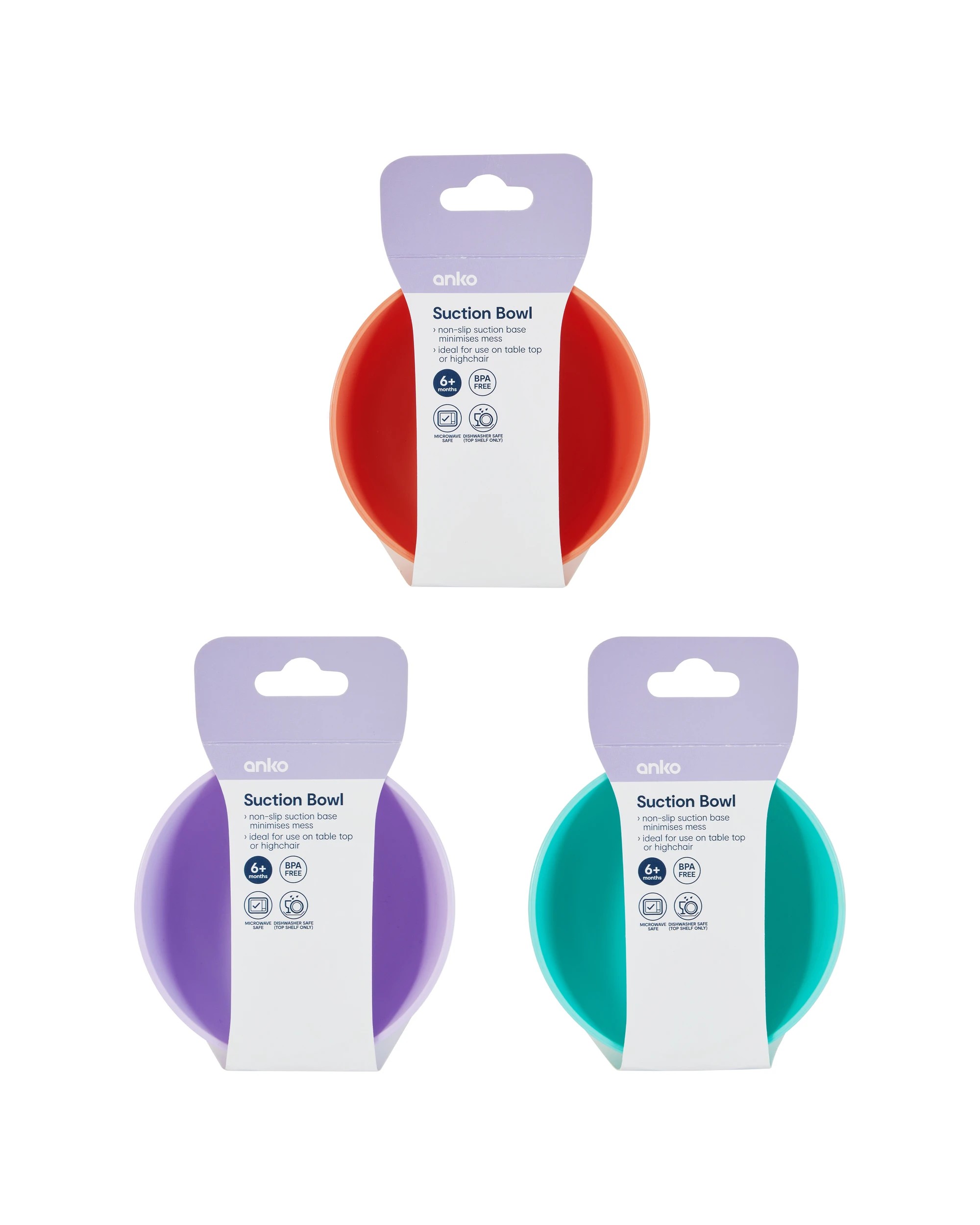 5 Suction Bowl - Assorted, 5 of 5