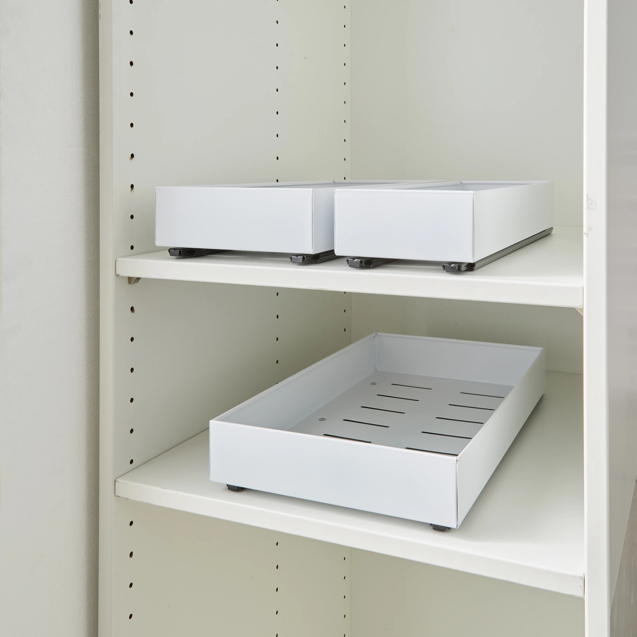 4 Set of 3 Pull-Out Drawers - White, 4 of 10