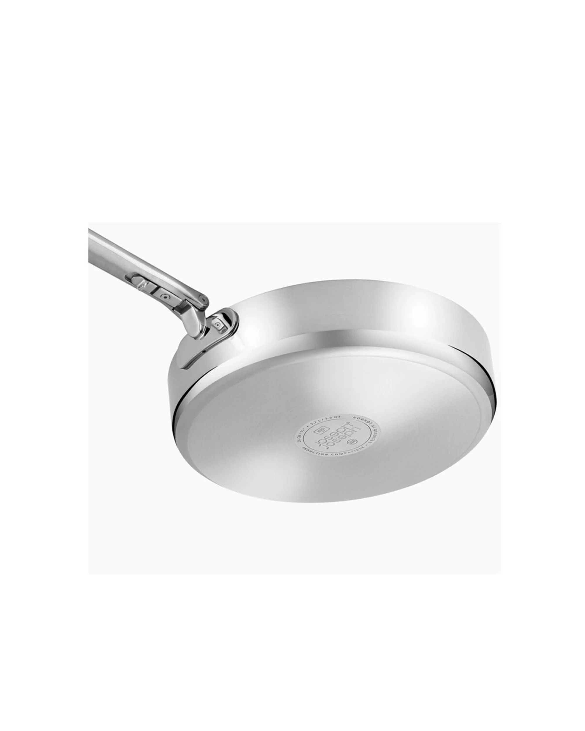 5 Joseph Joseph Space Saving 28cm Saute Pan With Lid Folding Handle Stainless Steel - Metallic, 5 of 7